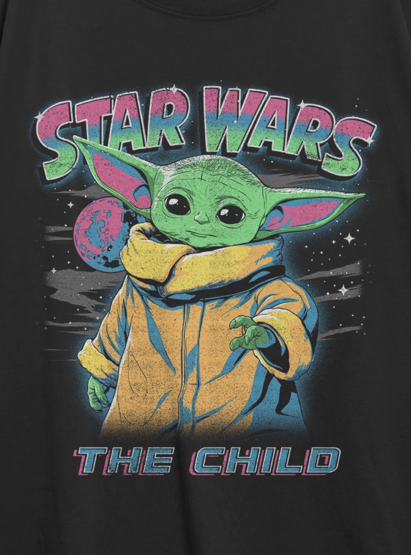 Star Wars The Mandalorian Cosmic Grogu Girls Oversized T-Shirt, , hi-res