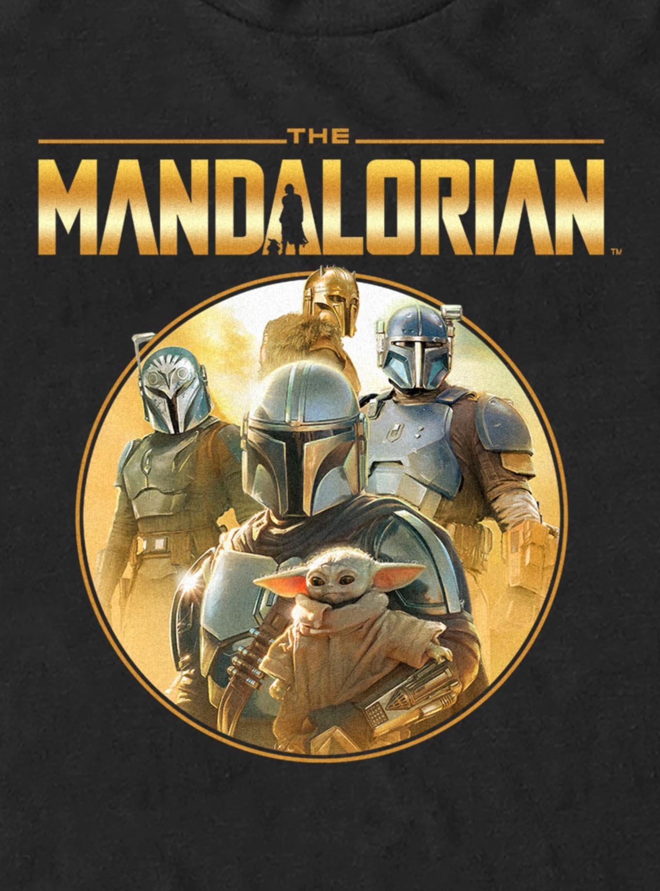 Star Wars The Mandalorian Group Circle T-Shirt, , hi-res