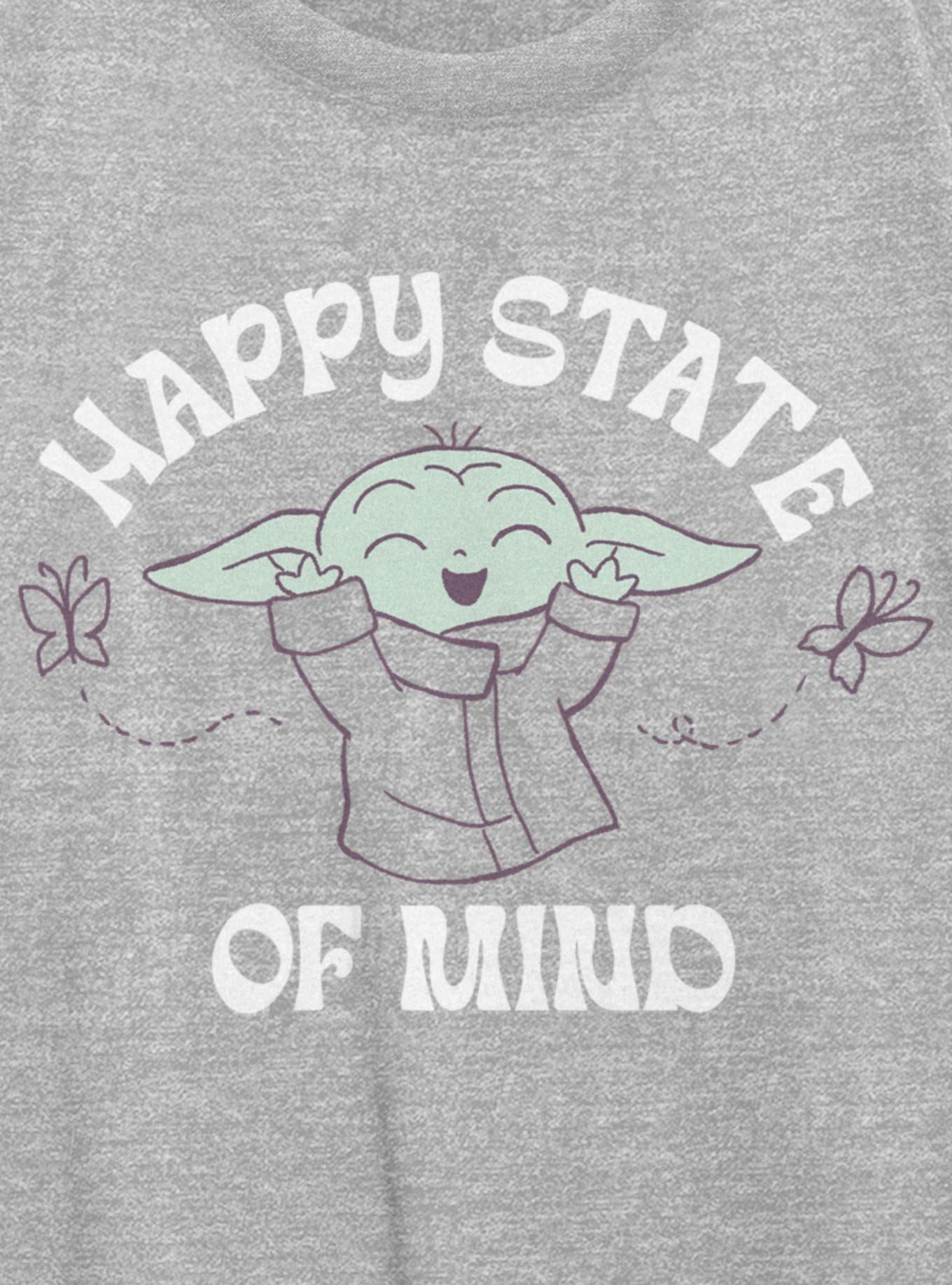 Star Wars The Mandalorian Grogu State Of Mind Girls Oversized T-Shirt, , hi-res
