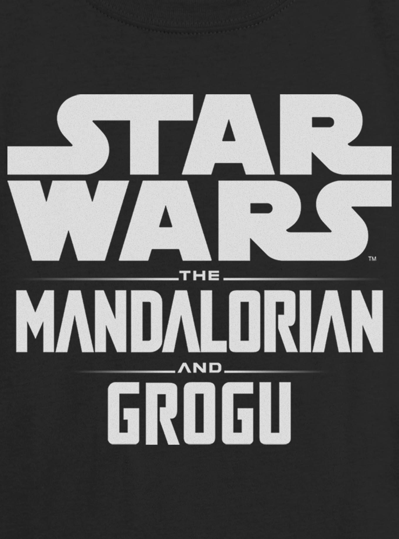 Star Wars The Mandalorian & Grogu Logo Girls Skimmer T-Shirt, , hi-res
