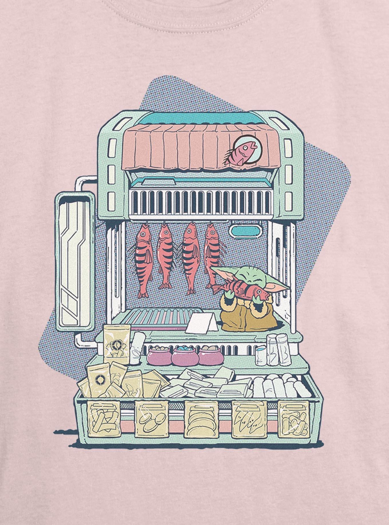 Star Wars The Mandalorian & Grogu Street Stall Girls Skimmer T-Shirt, , hi-res