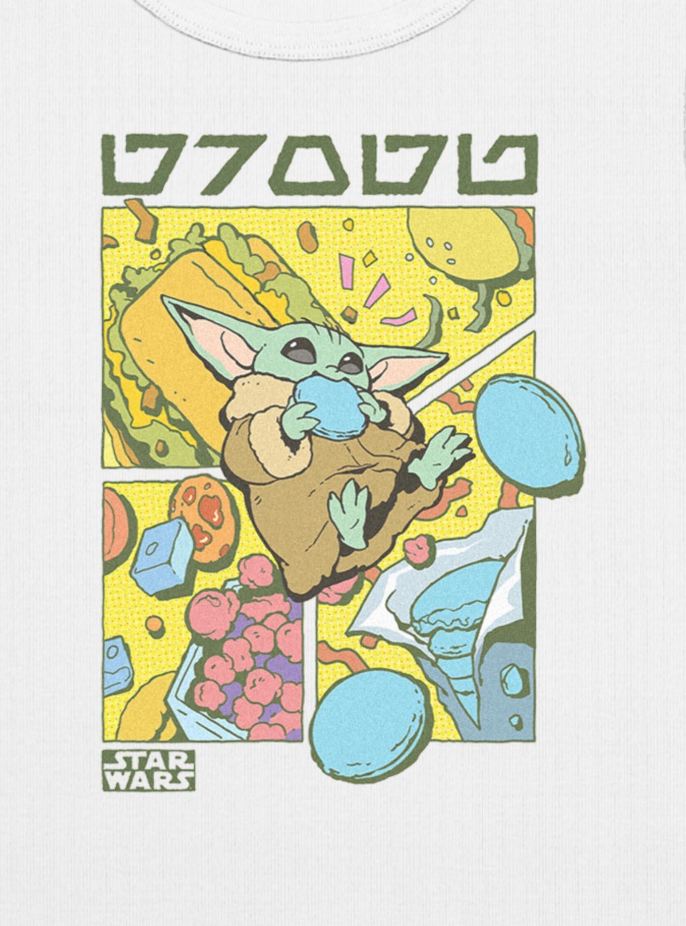 Star Wars The Mandalorian & Grogu Snacking Girls Baby T-Shirt, , hi-res