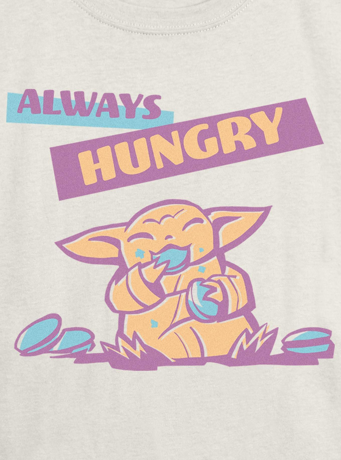 Star Wars The Mandalorian & Grogu Always Hungry Girls Skimmer T-Shirt, , hi-res