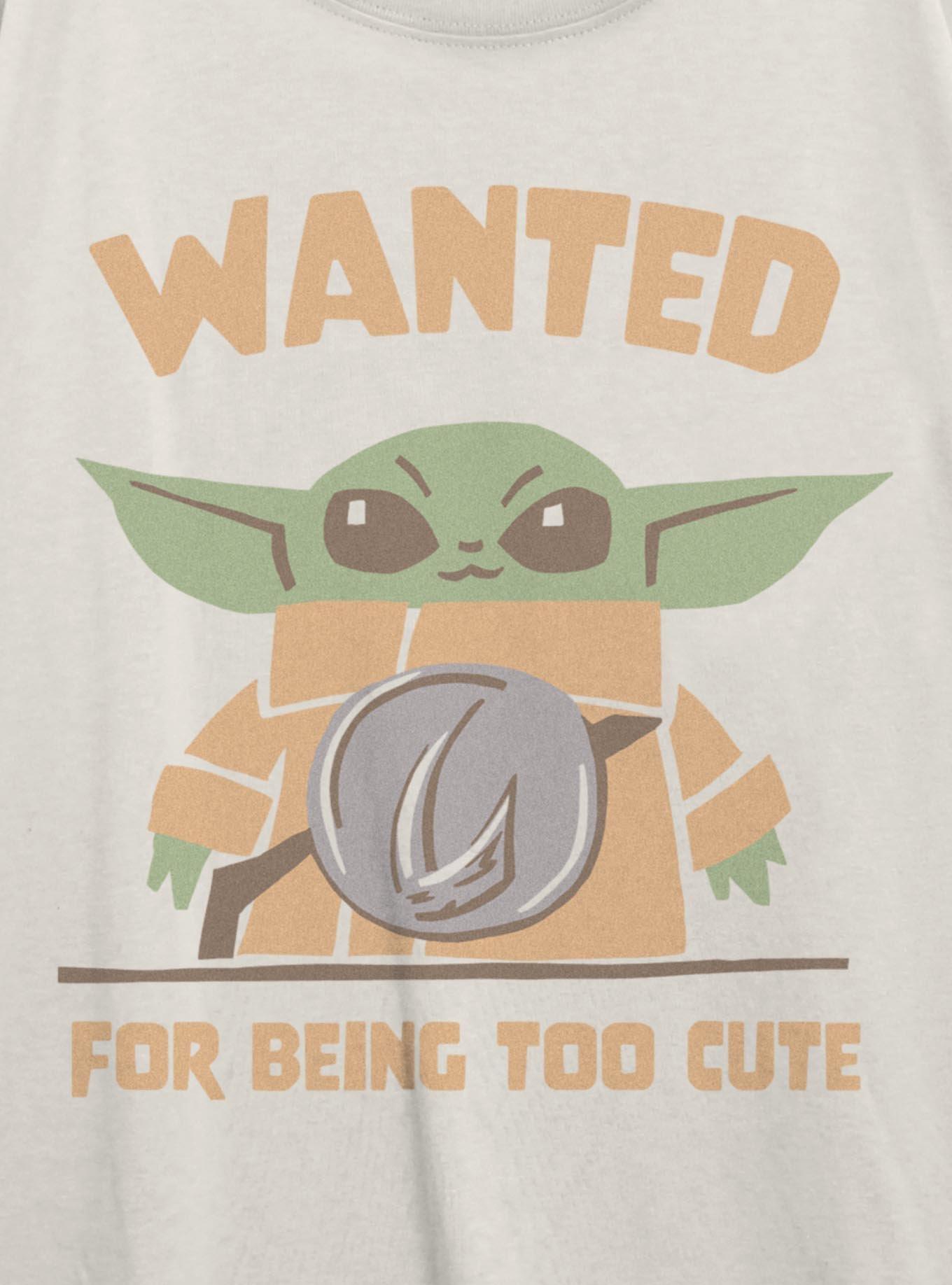 Star Wars The Mandalorian & Grogu Wanted For Being Too Cure Girls Oversized T-Shirt, , hi-res