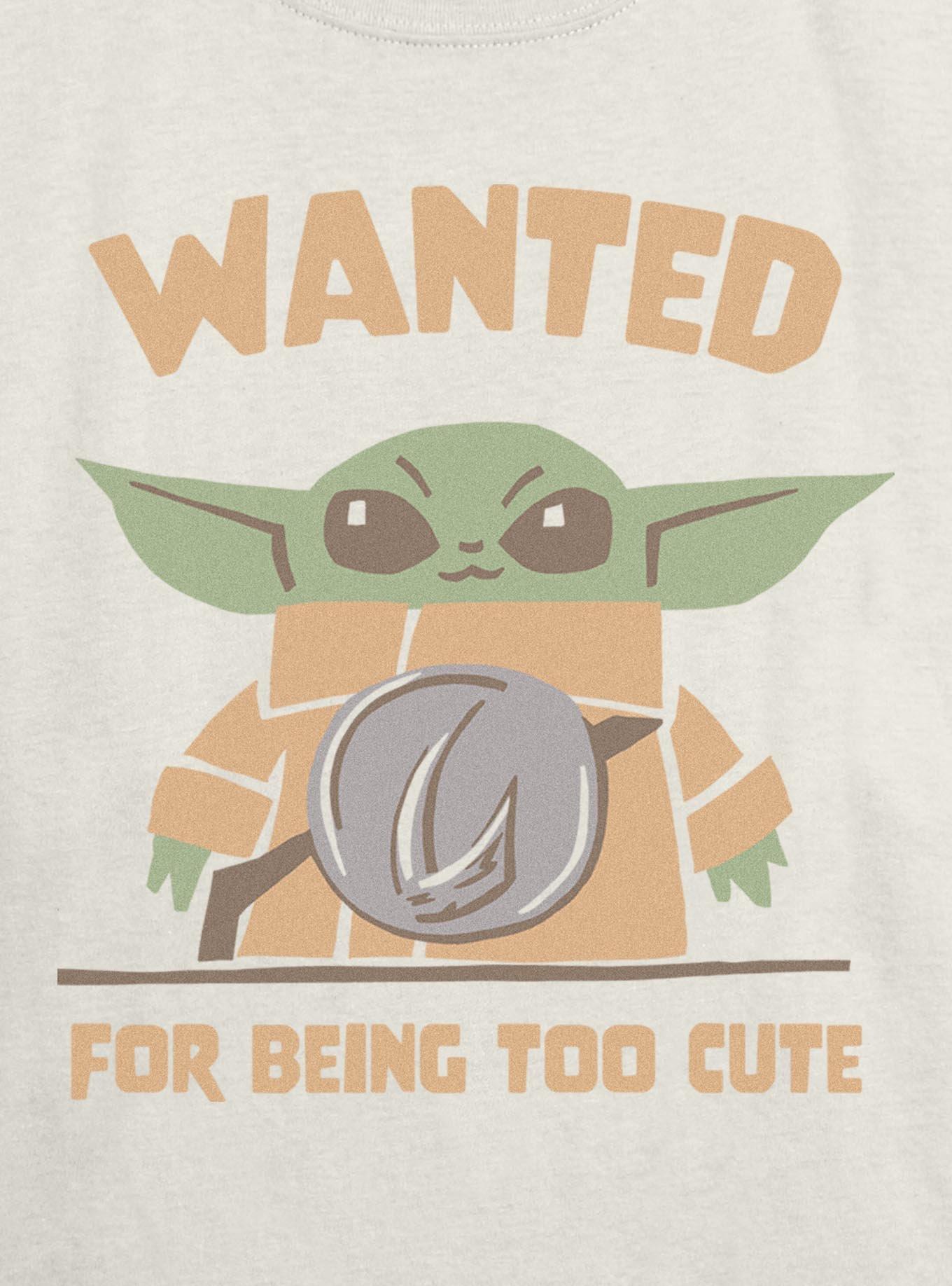 Star Wars The Mandalorian & Grogu Wanted For Being Too Cure Girls Skimmer T-Shirt, , hi-res