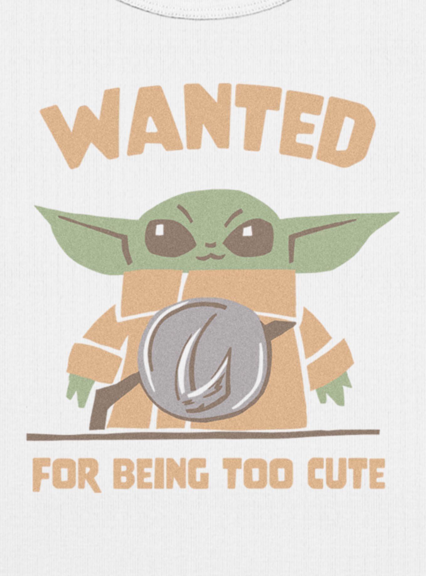 Star Wars The Mandalorian & Grogu Wanted For Being Too Cure Girls Baby T-Shirt, , hi-res