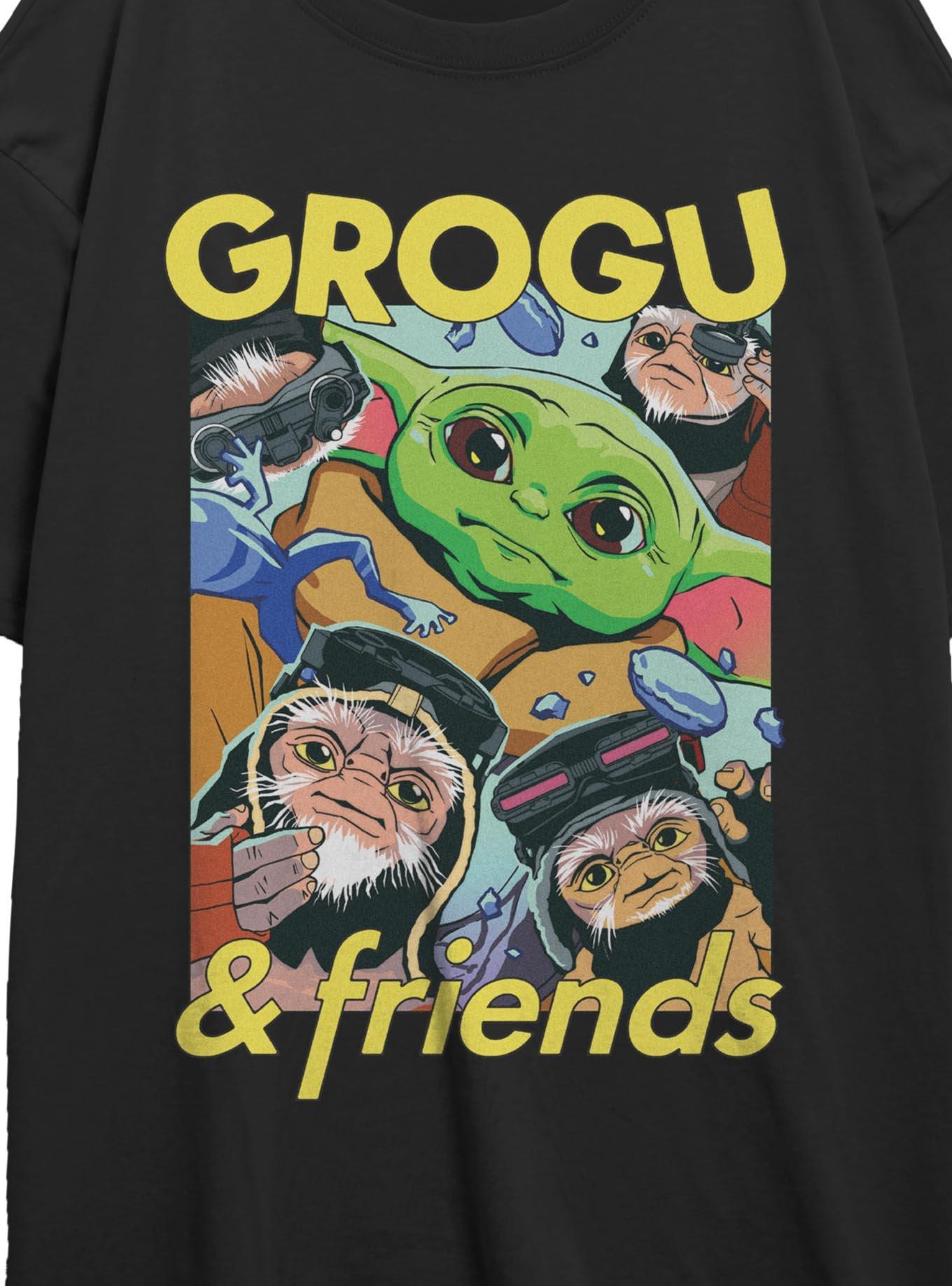 Star Wars The Mandalorian & Grogu And Friends Girls Oversized T-Shirt, , hi-res