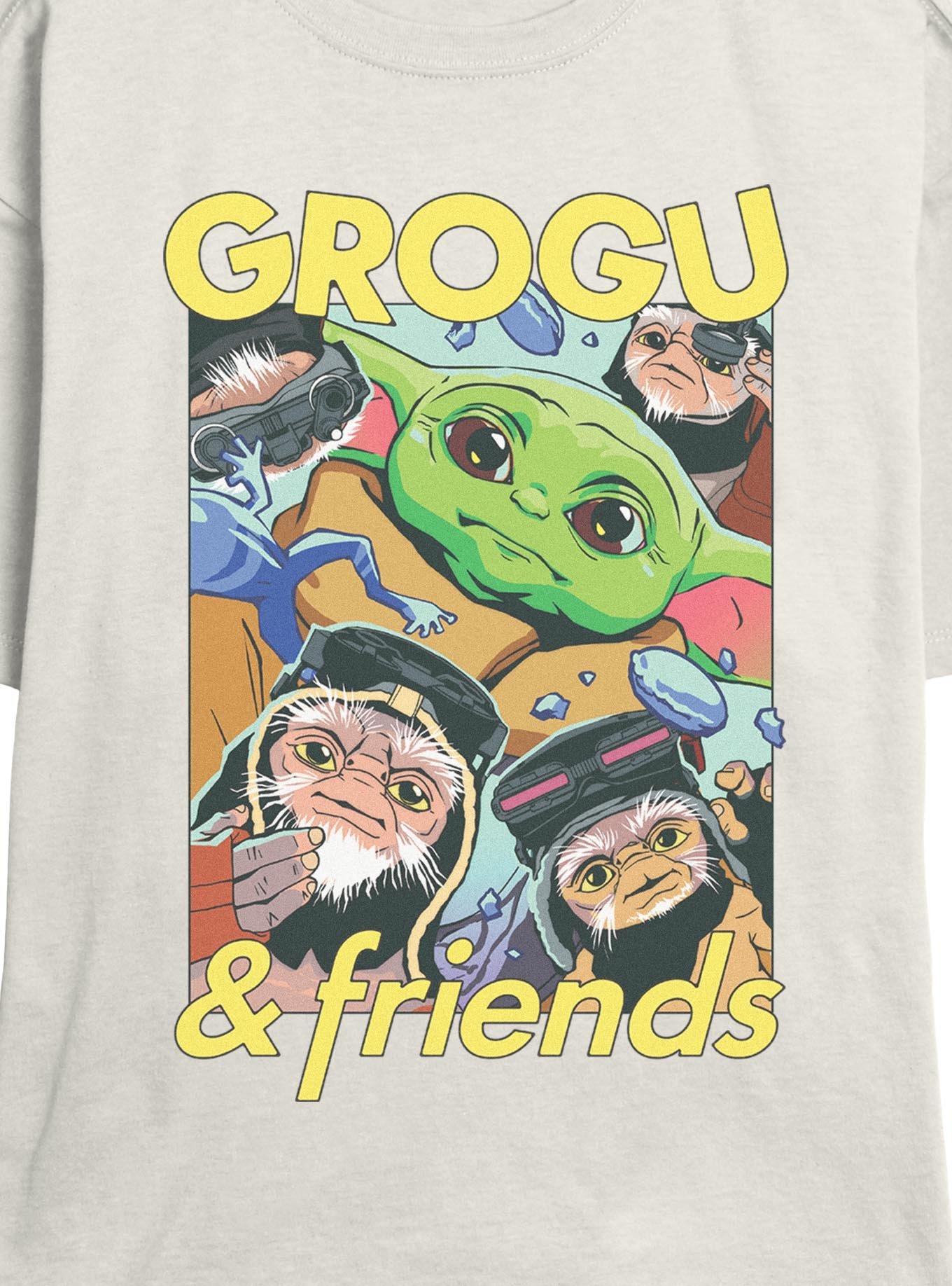 Star Wars The Mandalorian & Grogu And Friends Girls Skimmer T-Shirt, EGRET, alternate - view 2