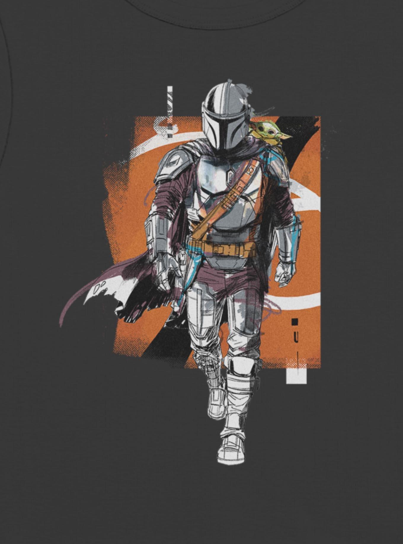 Star Wars The Mandalorian & Grogu Bounty Hunters Graphic Girls Baby T-Shirt, , hi-res