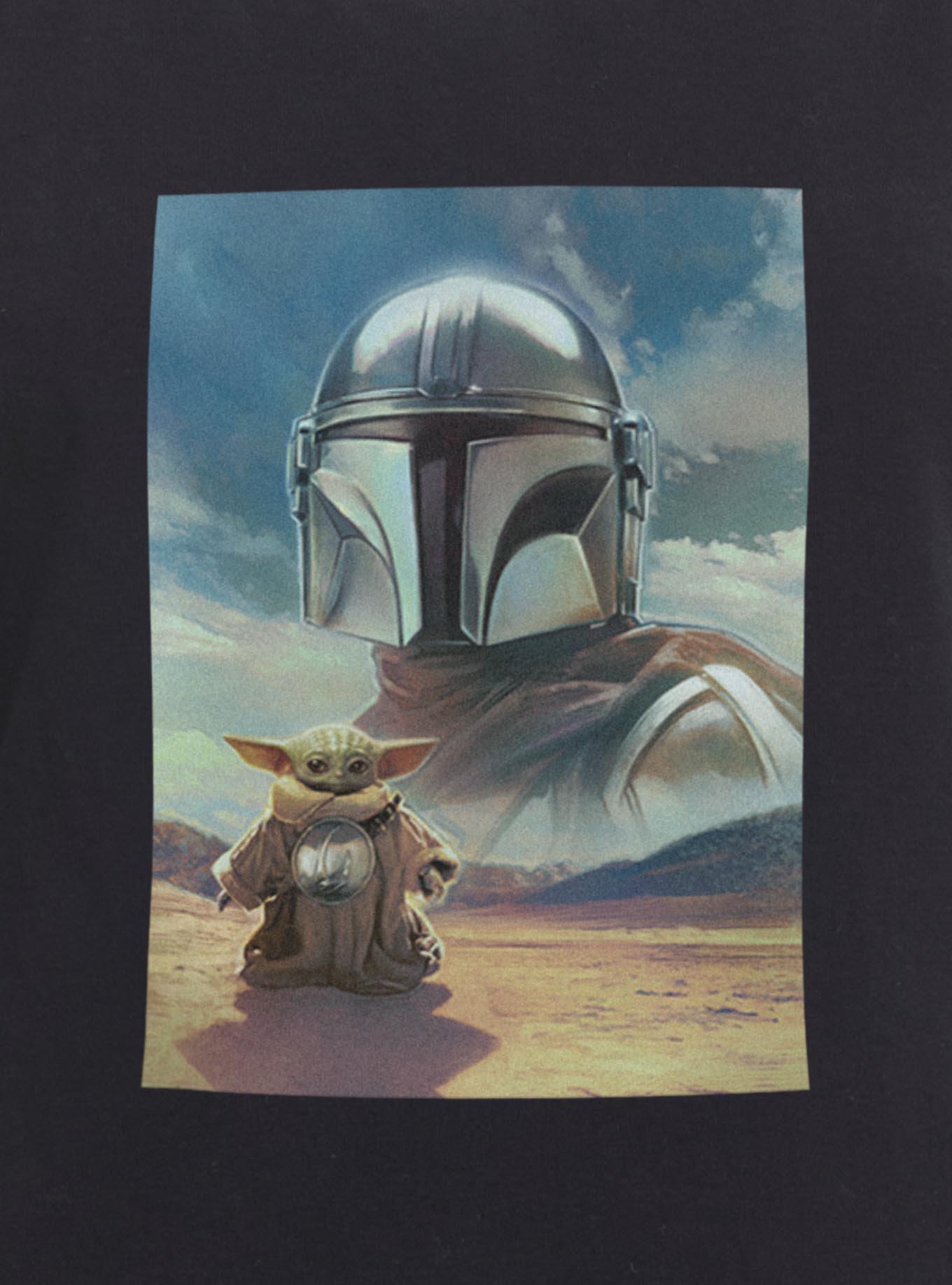 Star Wars The Mandalorian & Grogu Bounty Hunter Poster Girls Cami, BLACK, alternate - view 2