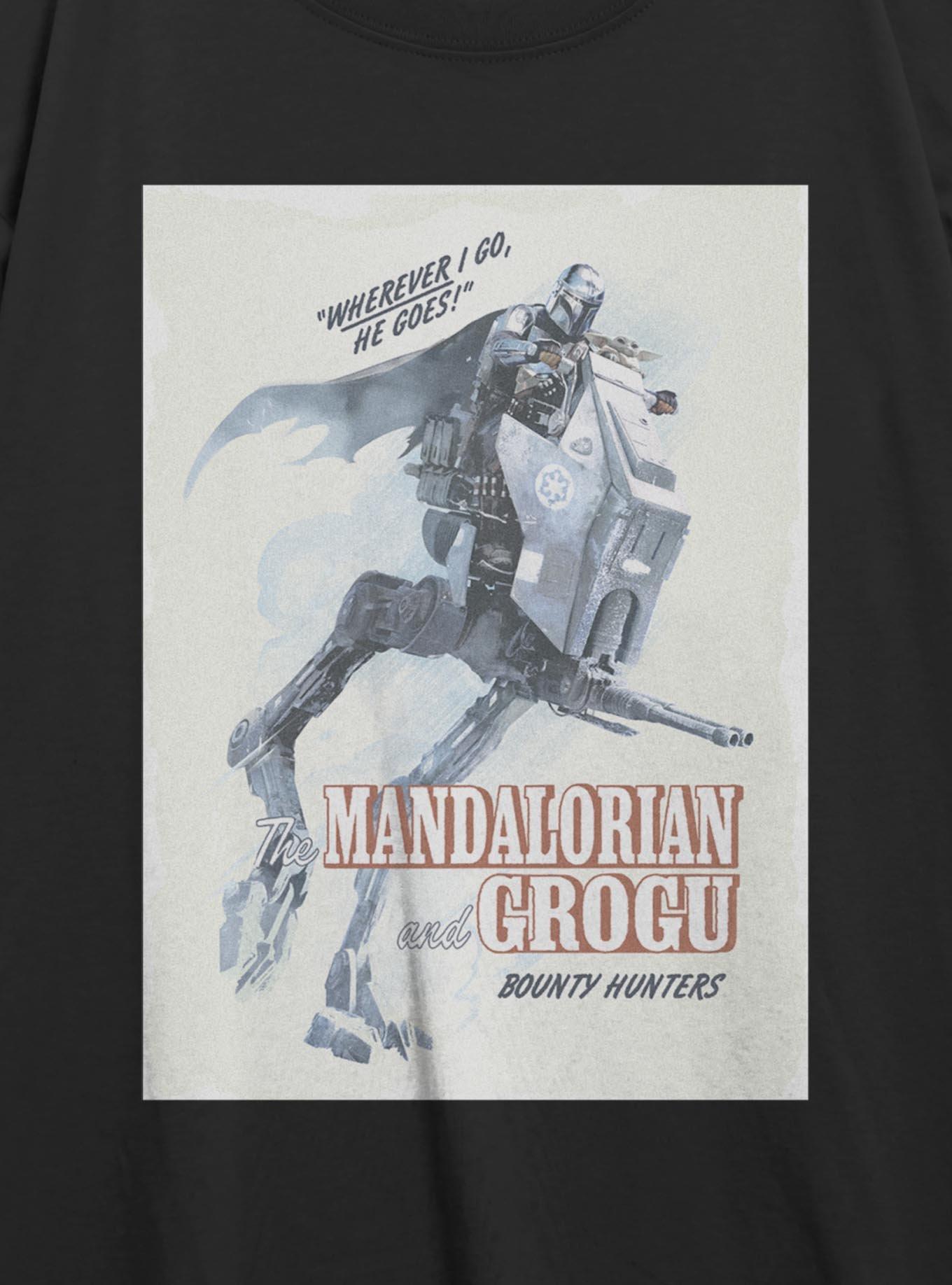 Star Wars The Mandalorian & Grogu Wherever I Go He Goes Girls Oversized T-Shirt, , hi-res