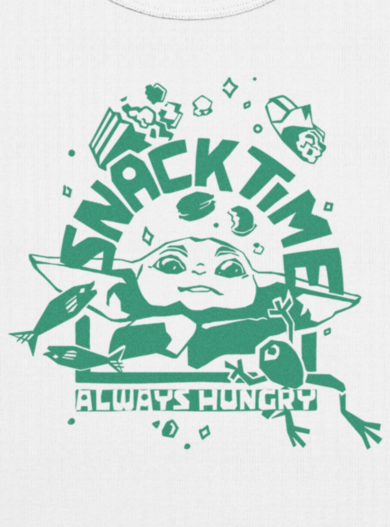 Star Wars The Mandalorian & Grogu Snack Time Always Hungry Girls Baby T-Shirt, , hi-res
