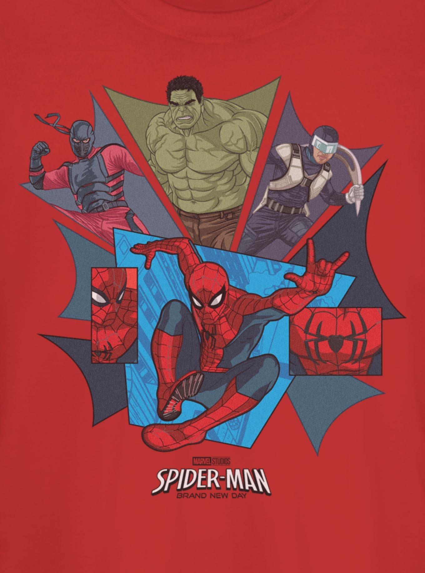Marvel Spider-Man: Brand New Day Heroes Vs Villains Girls T-Shirt, , hi-res