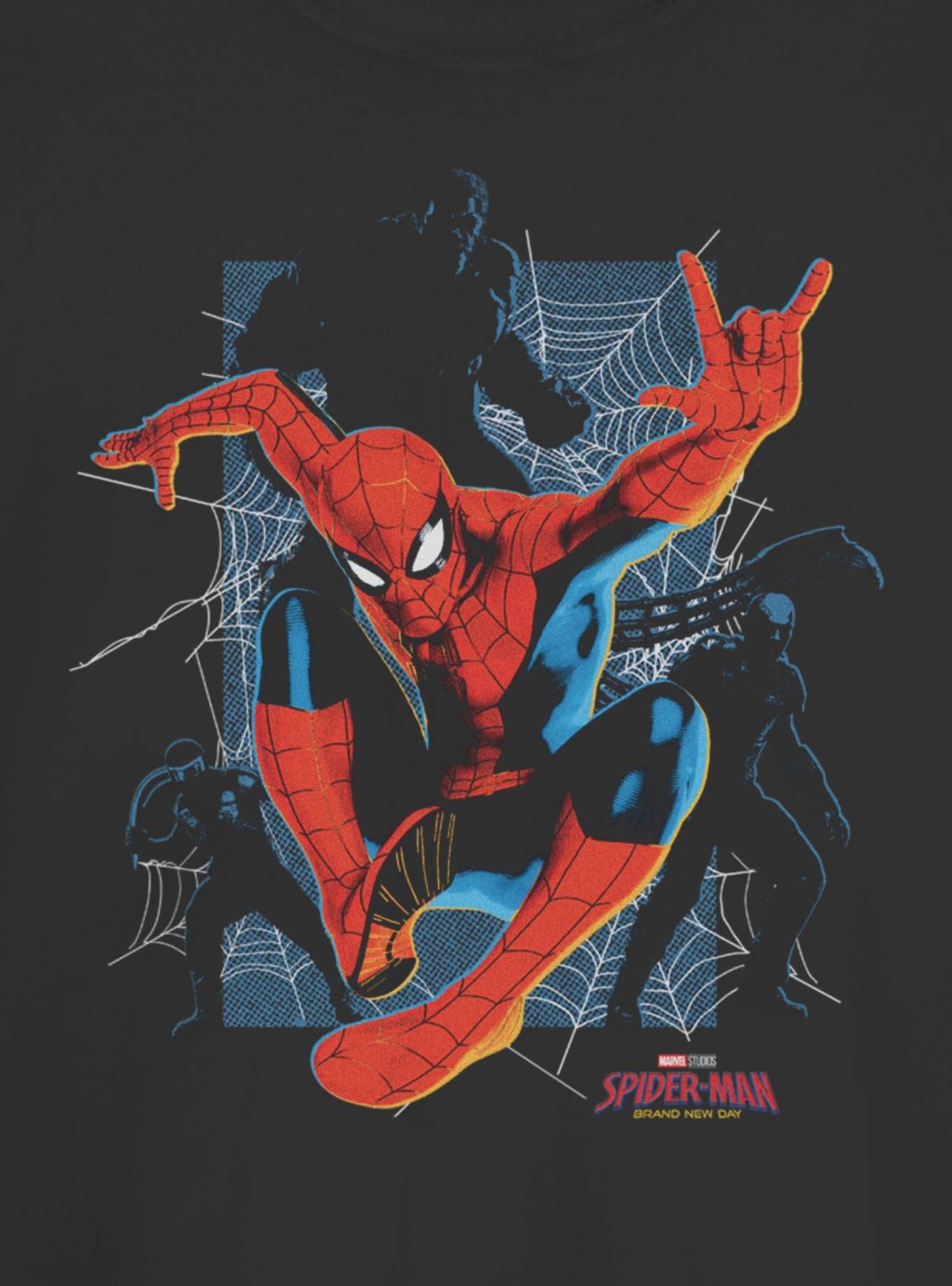 Marvel Spider-Man: Brand New Day Spider-Man And Villains Silhouettes Girls T-Shirt, , hi-res