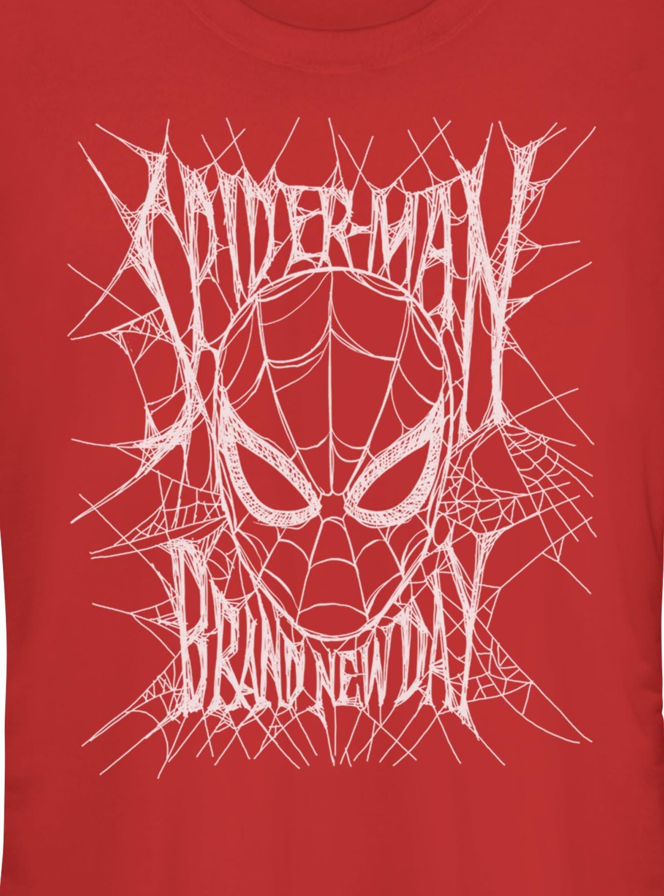 Marvel Spider-Man: Brand New Day Spider-Man Web Silhouette Girls T-Shirt, , hi-res