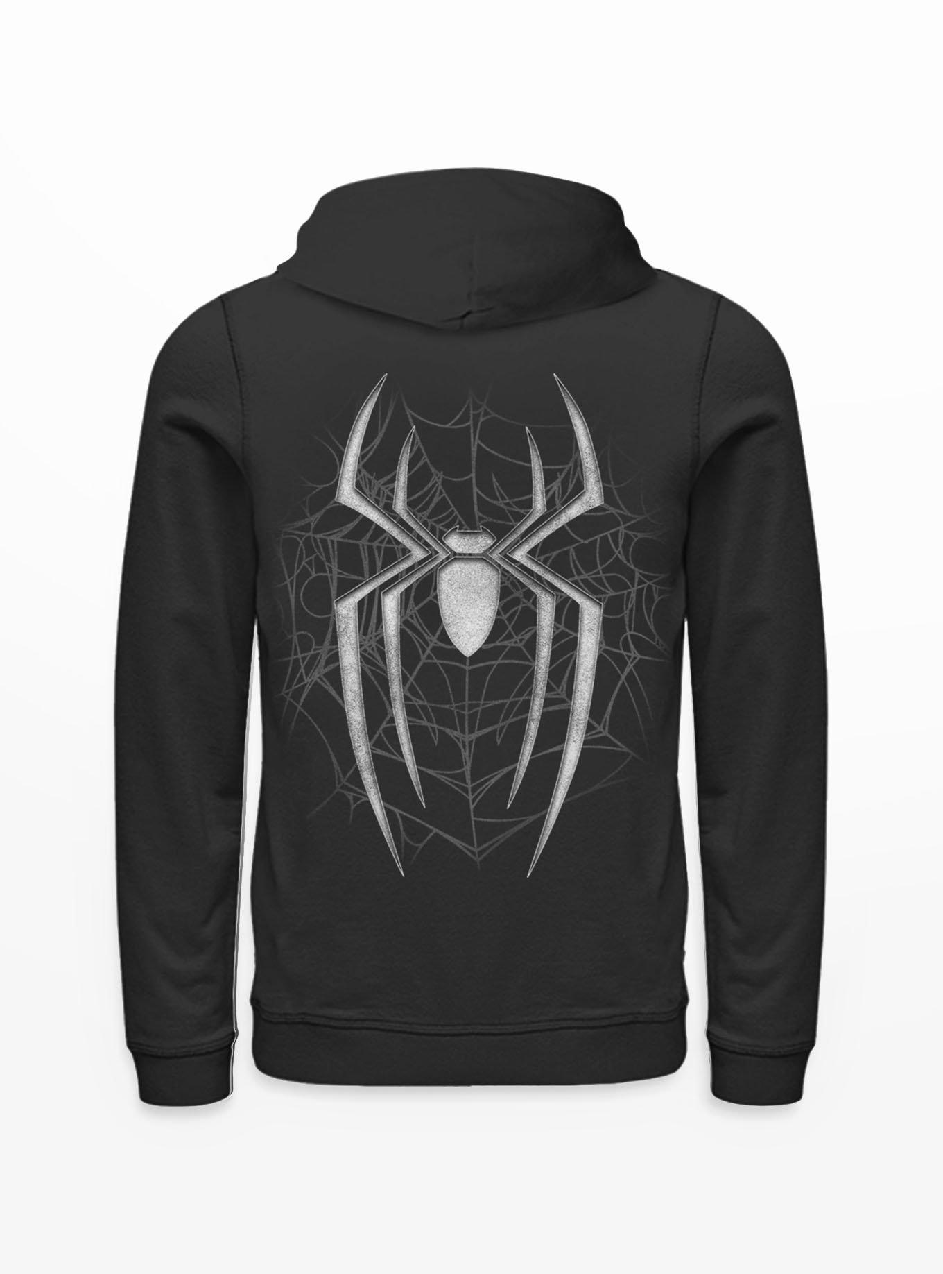Marvel Spider-Man: Brand New Day Dark Spiderweb Hoodie Hot Topic Exclusive, , hi-res