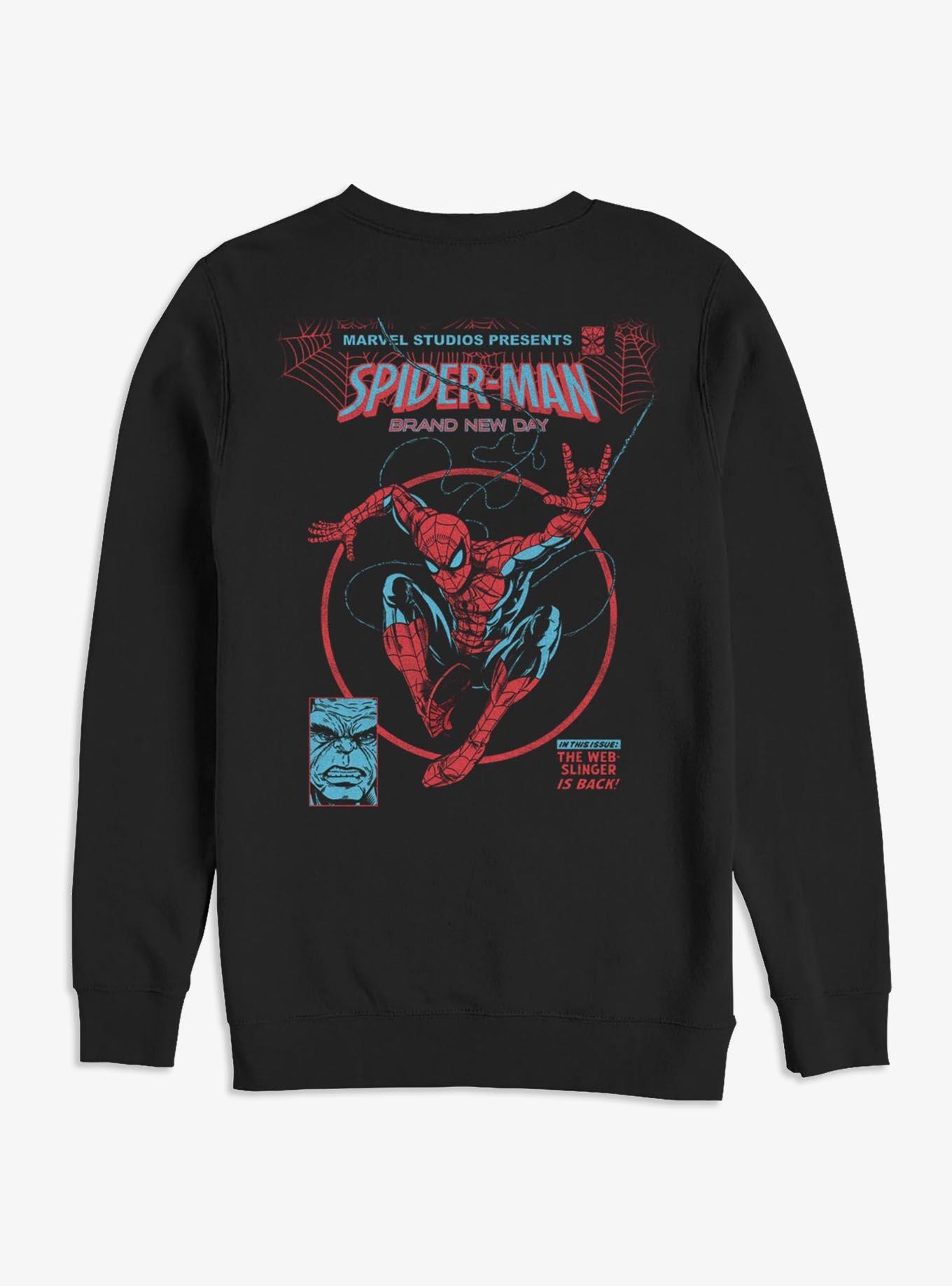 Marvel Spider-Man: Brand New Day Web Slinger Sweatshirt Hot Topic Exclusive, , hi-res
