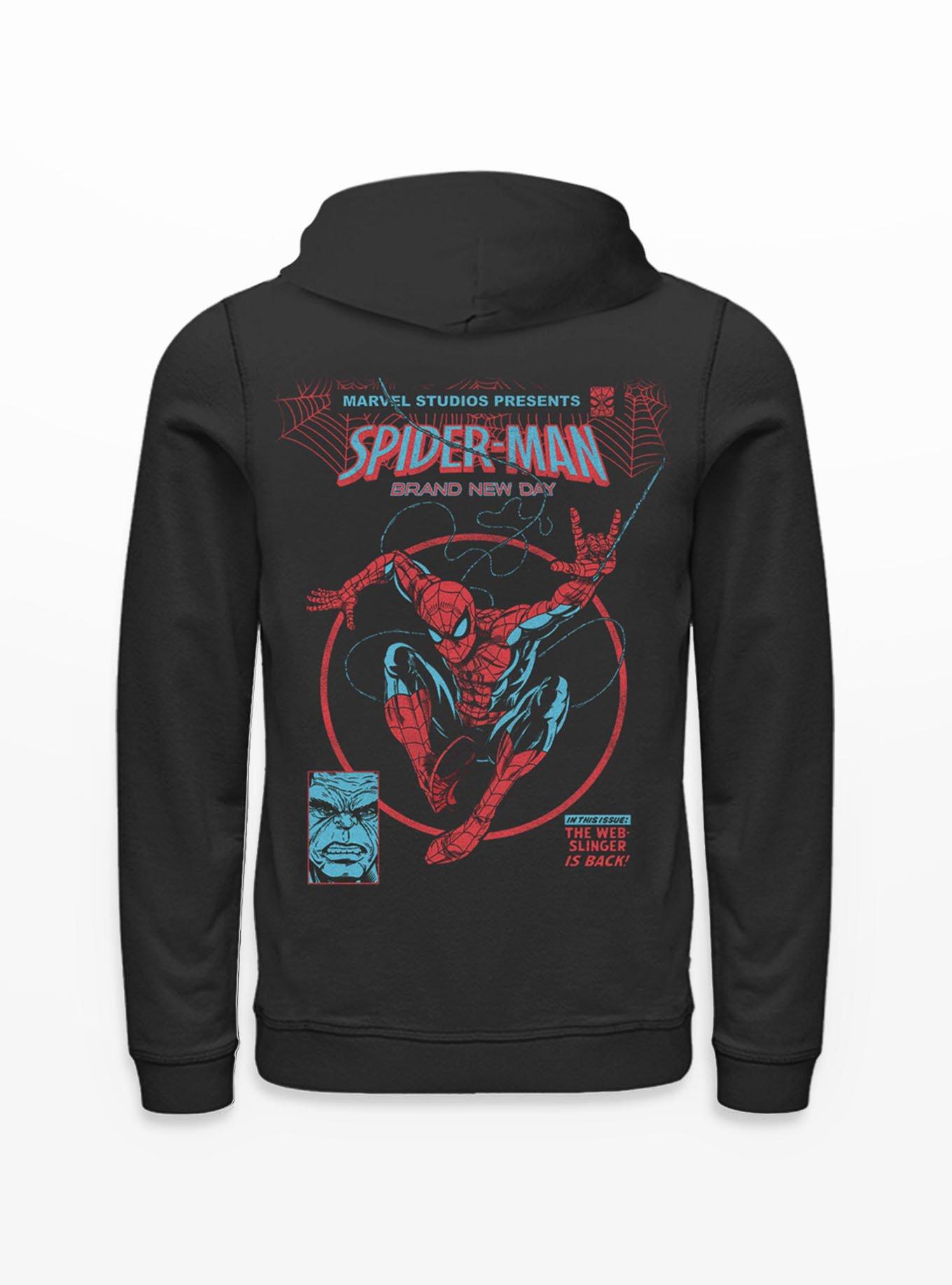 Marvel Spider-Man: Brand New Day Web Slinger Hoodie Hot Topic Exclusive, , hi-res