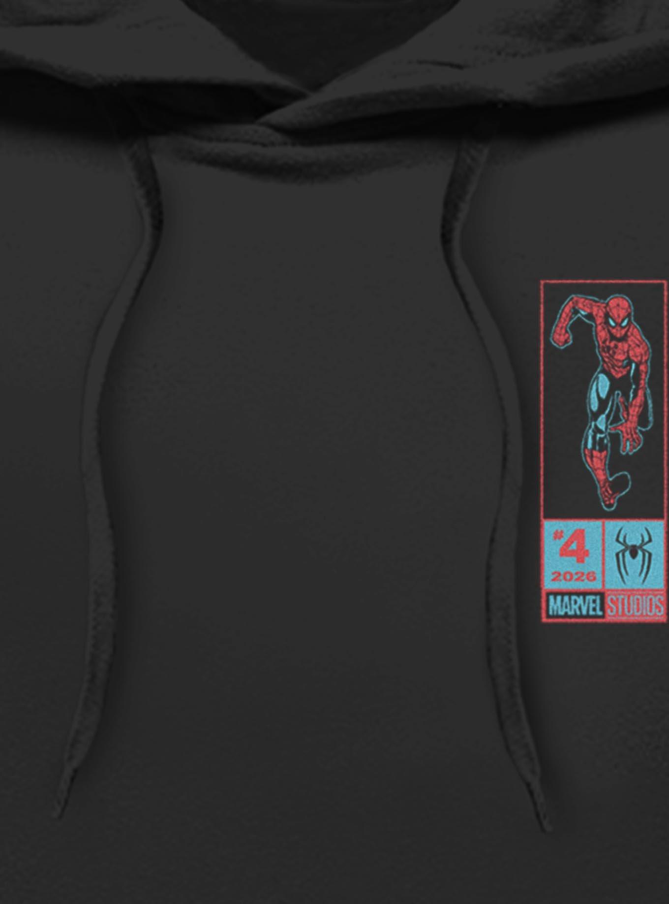 Marvel Spider-Man: Brand New Day Web Slinger Hoodie Hot Topic Exclusive, BLACK, alternate - view 3