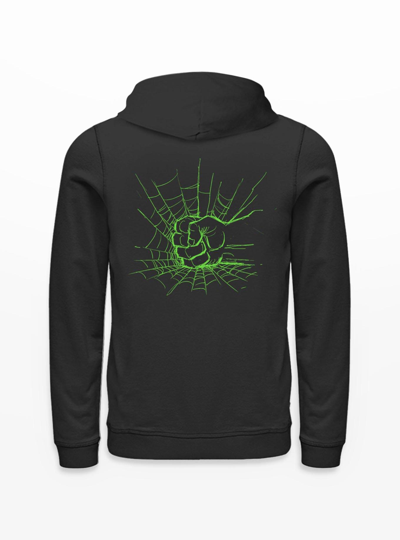 Marvel Spider-Man: Brand New Day Hulk On Web Hoodie Hot Topic Exclusive, , hi-res
