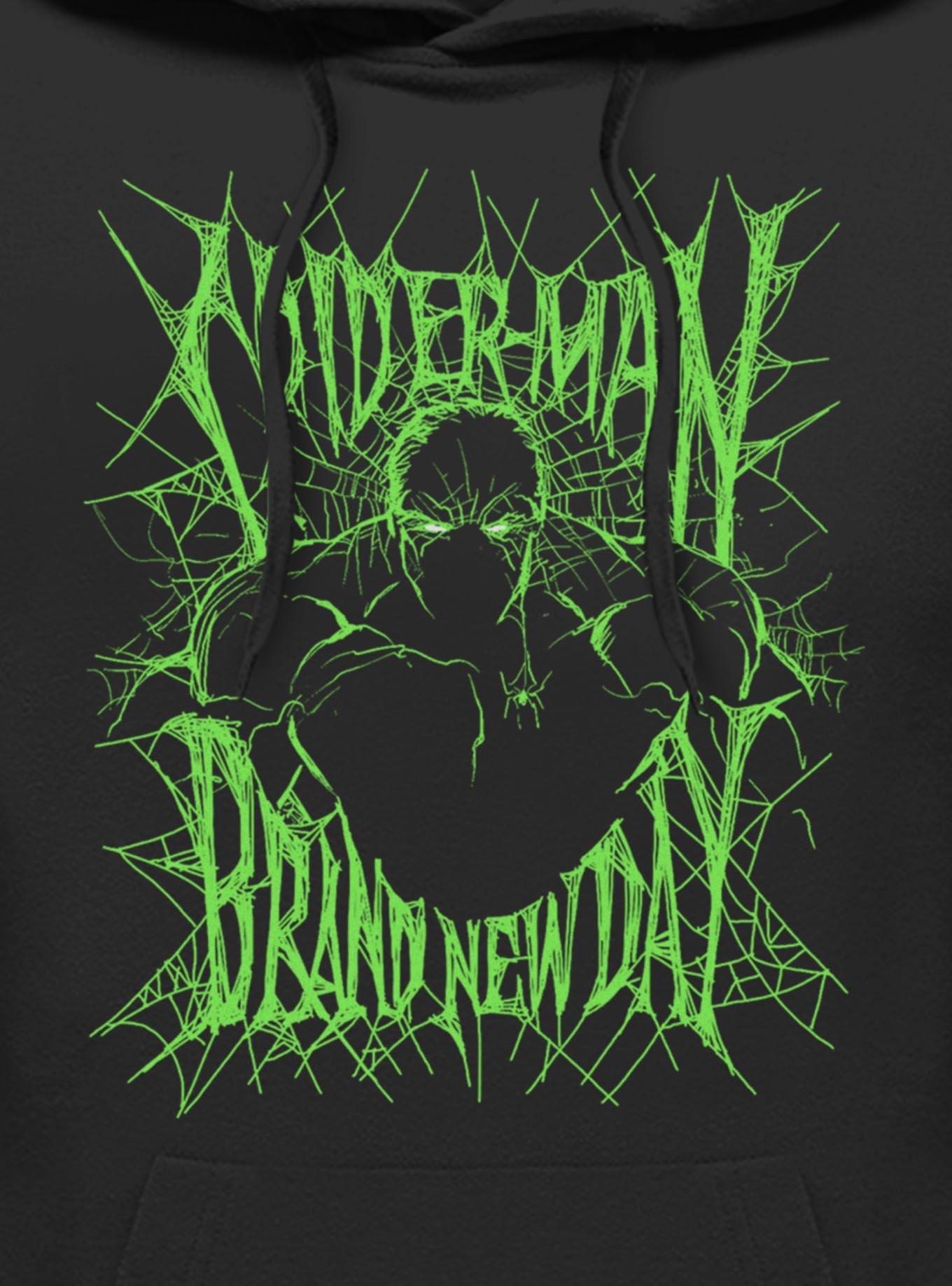 Marvel Spider-Man: Brand New Day Hulk On Web Hoodie Hot Topic Exclusive, BLACK, alternate - view 3