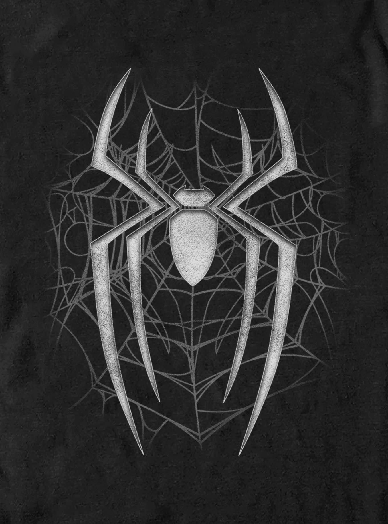Marvel Spider-Man: Brand New Day Dark Spiderweb T-Shirt Hot Topic Exclusive, BLACK, alternate - view 4