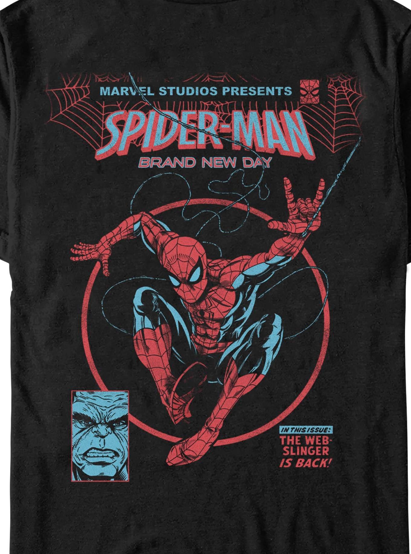 Marvel Spider-Man: Brand New Day Web Slinger T-Shirt Hot Topic Exclusive, BLACK, alternate - view 4