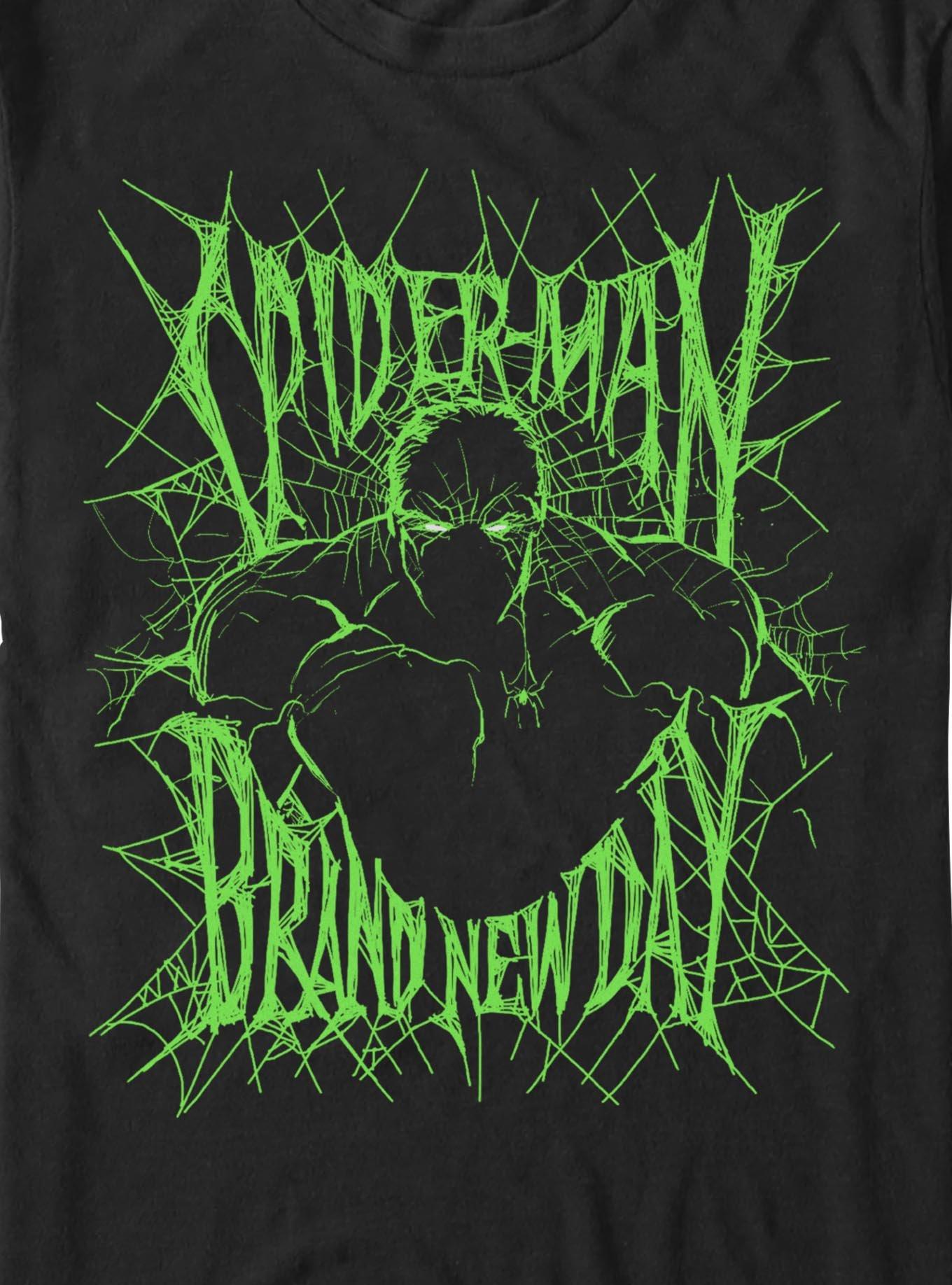 Marvel Spider-Man: Brand New Day Hulk On Web T-Shirt Hot Topic Exclusive, BLACK, alternate - view 3