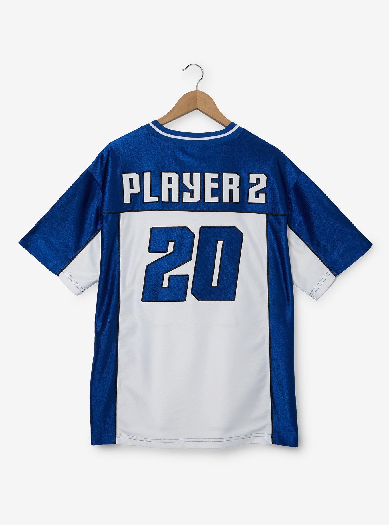 PlayStation Player Two Football Jersey - BoxLunch Exclusive, BLUE, alternate - view 2