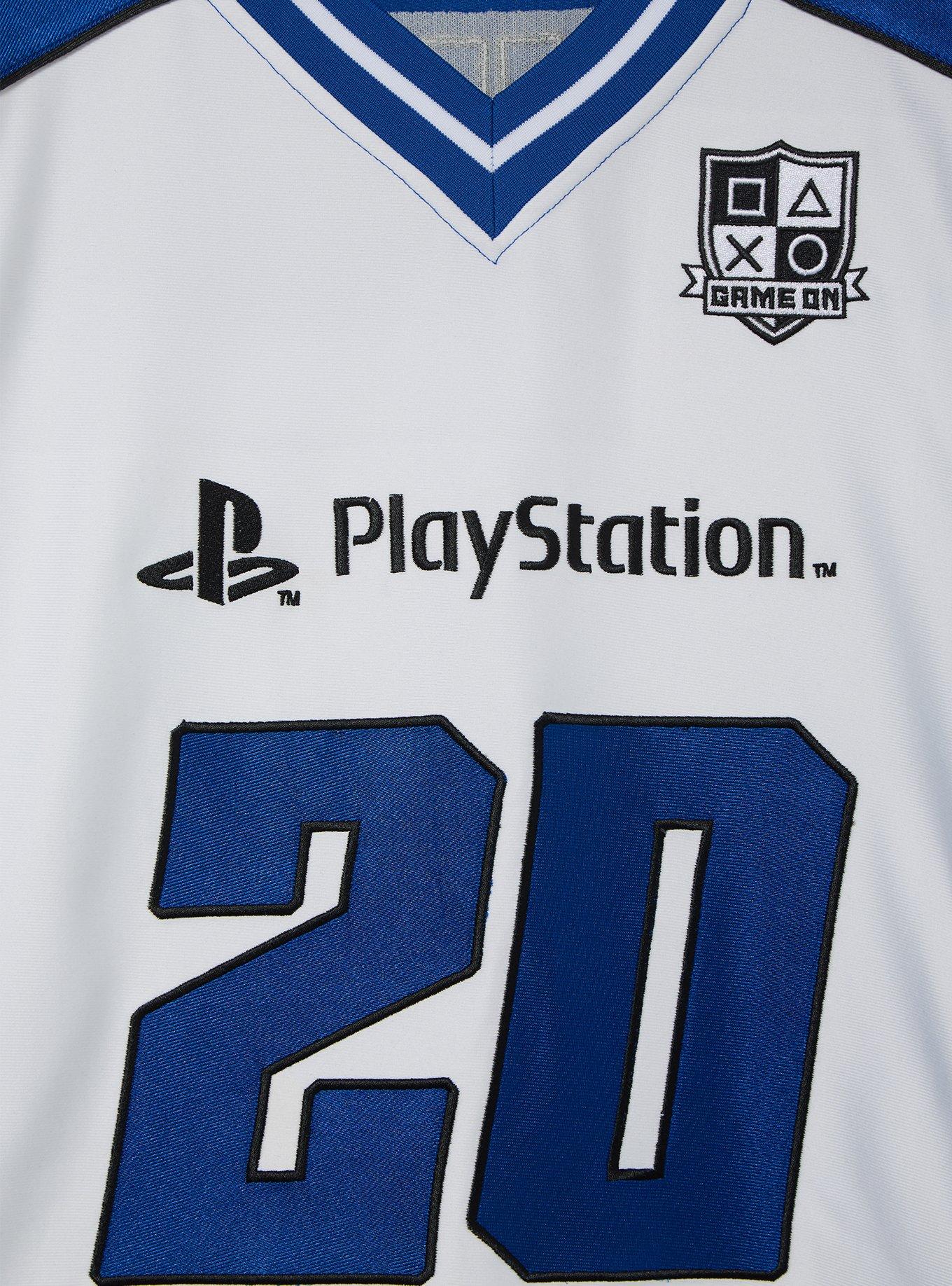 PlayStation Player Two Football Jersey - BoxLunch Exclusive, BLUE, alternate - view 3