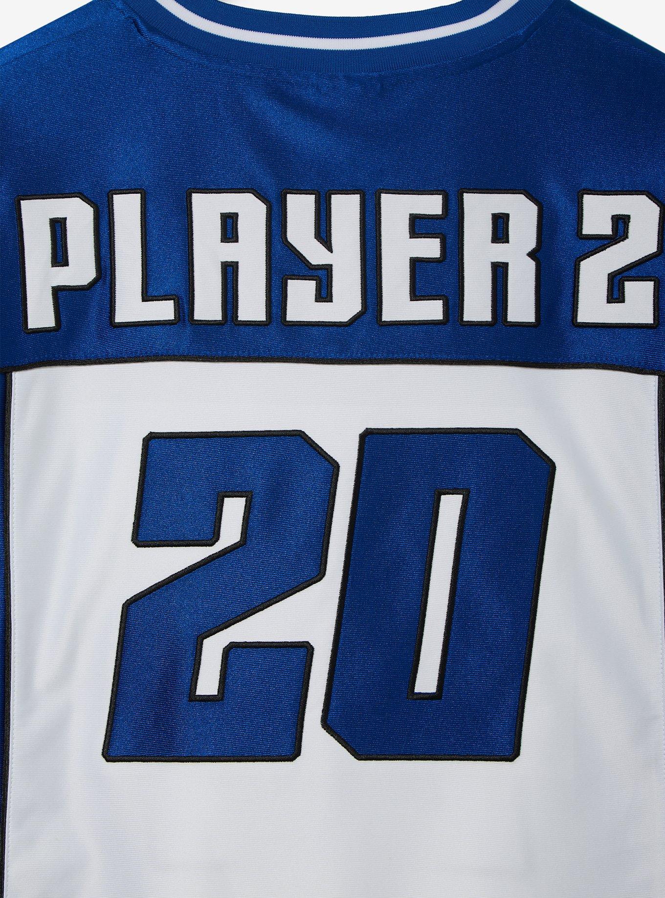 PlayStation Player Two Football Jersey - BoxLunch Exclusive, BLUE, alternate - view 4