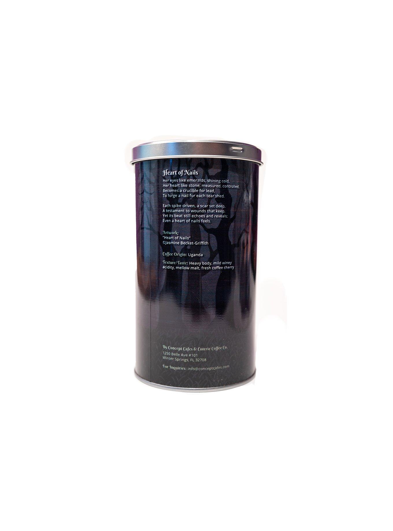 Strangeling Official Private Label Coffee: 'Heart Of Nails' (16oz) Collectible Tin, MULTI, alternate