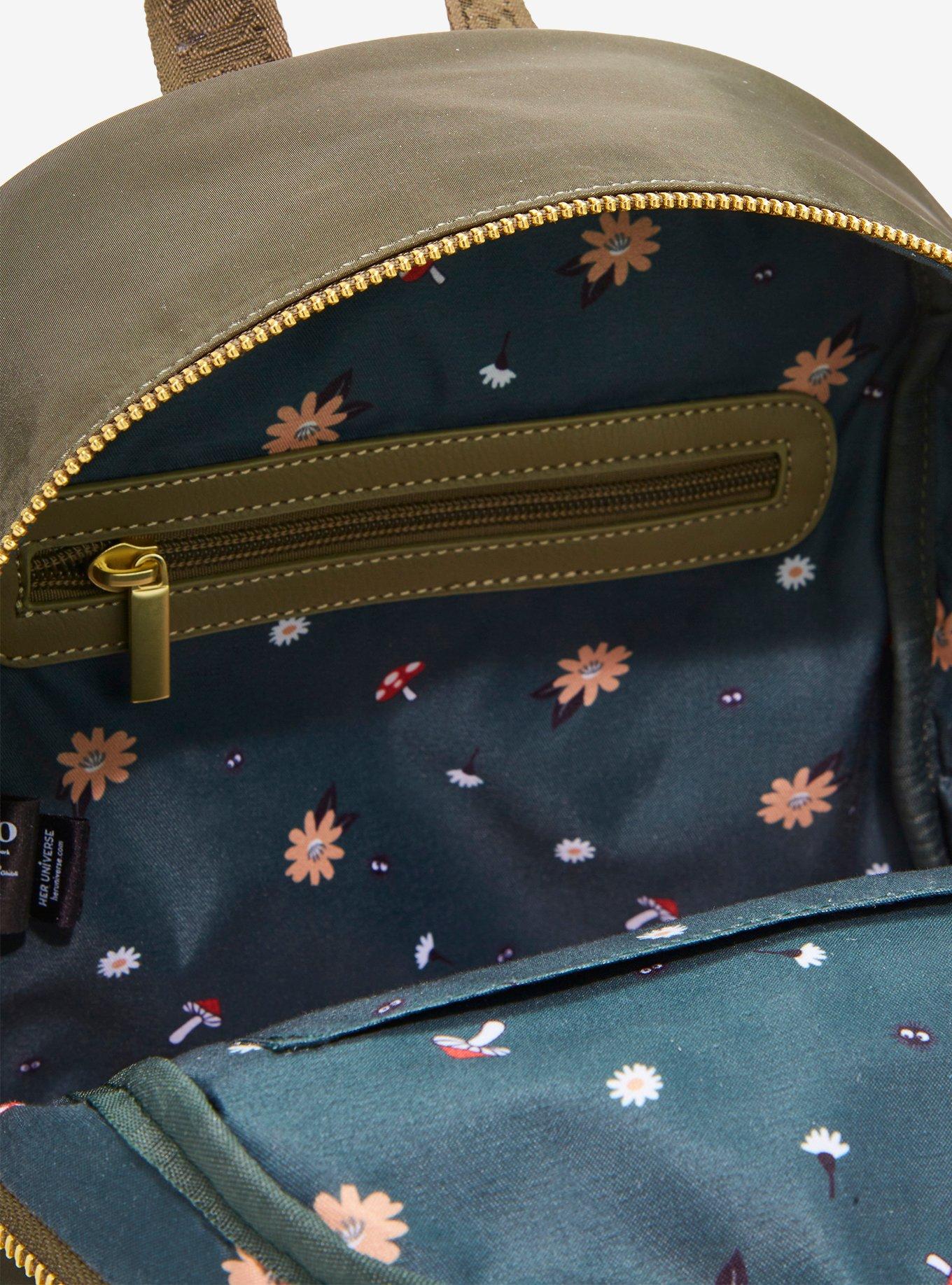 Studio Ghibli&reg; My Neighbor Totoro Multi-Pocket Olive Green Mini Backpack - BoxLunch Exclusive, , alternate - view 4