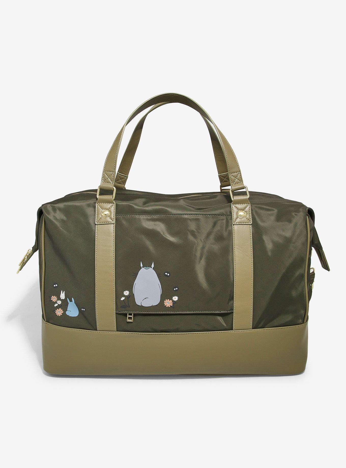 Studio Ghibli&reg; My Neighbor Totoro Olive Green Duffle Bag - BoxLunch Exclusive, , alternate - view 3