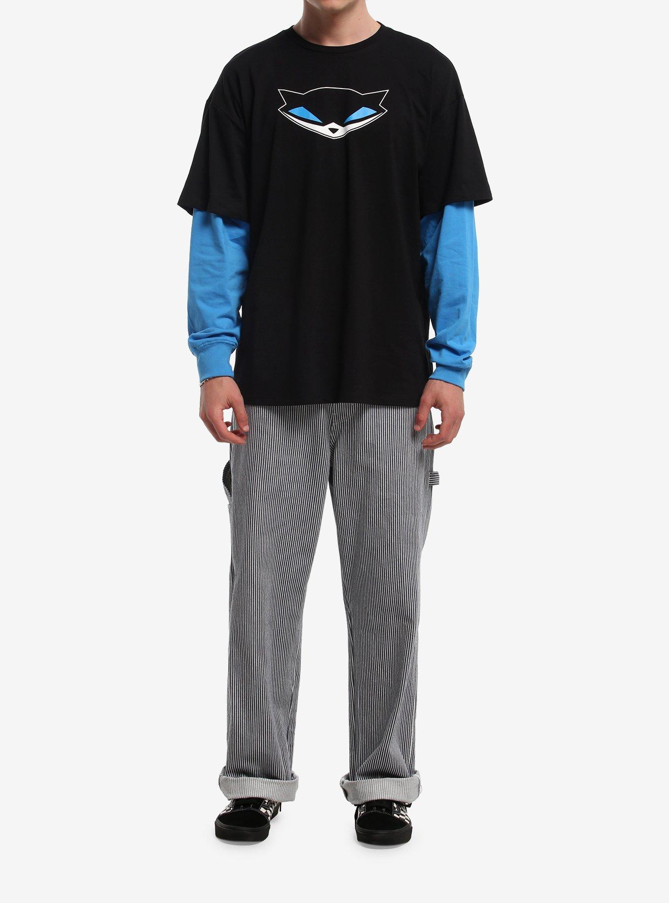 Sly Cooper Twofer Long-Sleeve T-Shirt, BLACK, alternate - view 3