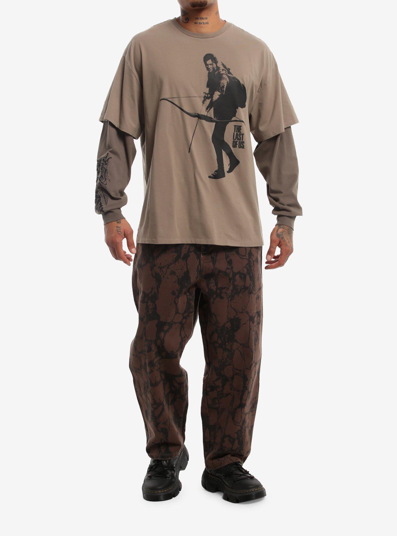 The Last Of Us Ellie Twofer Long-Sleeve T-Shirt, BROWN, alternate - view 3