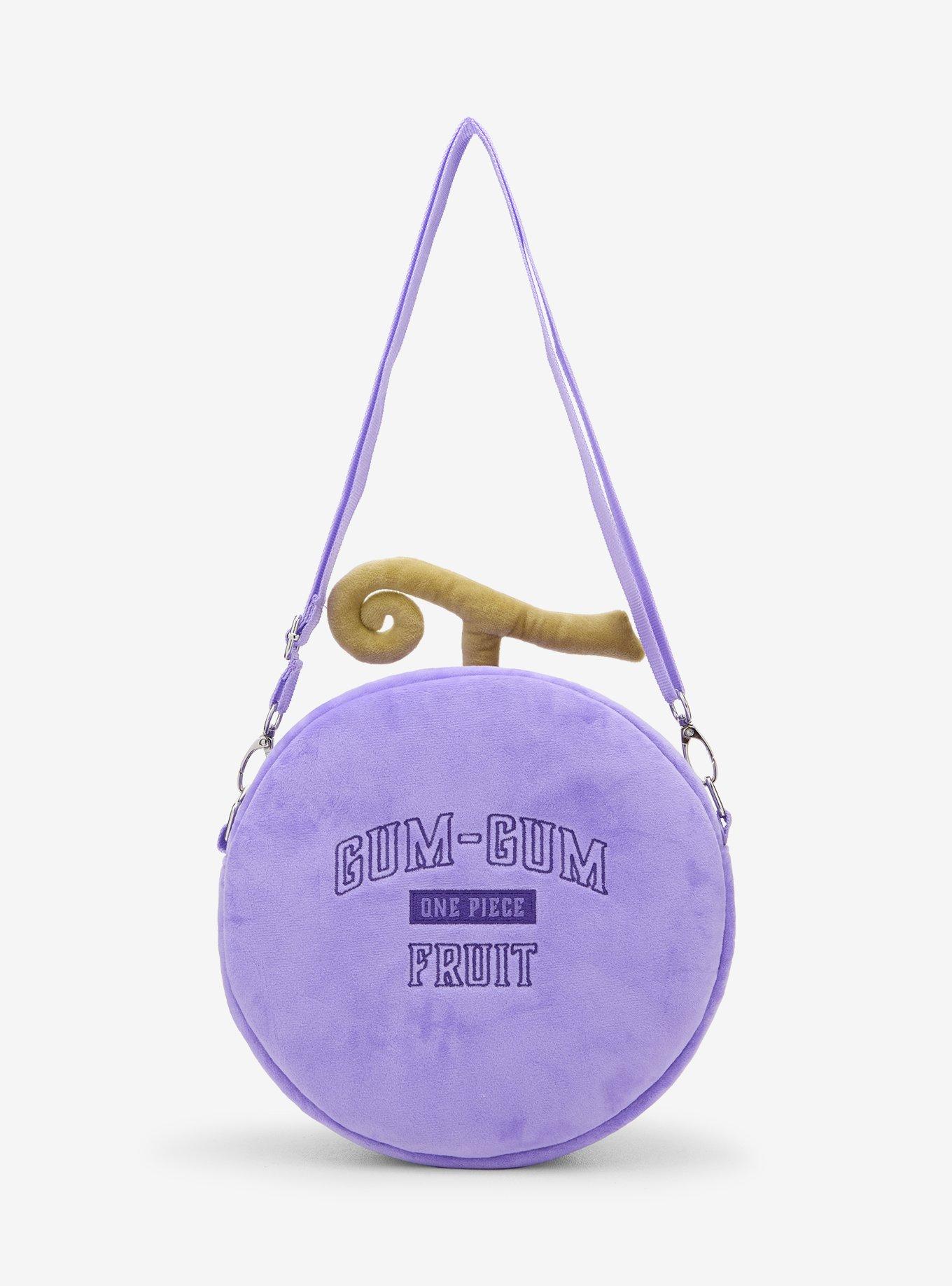 One Piece Gum-Gum Fruit Plush Crossbody Bag, , alternate - view 3