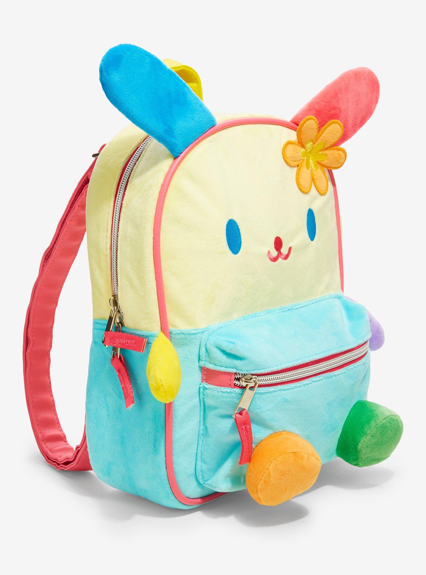 U*SA*HA*NA Figural Fuzzy Mini Backpack, , alternate - view 2
