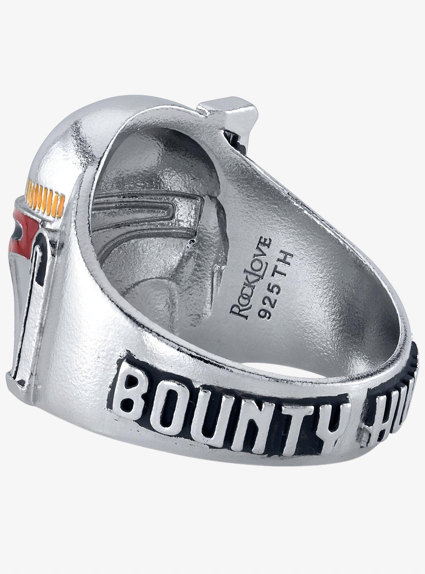 Star Wars X Rocklove Boba Fett Helmet Ring, , hi-res