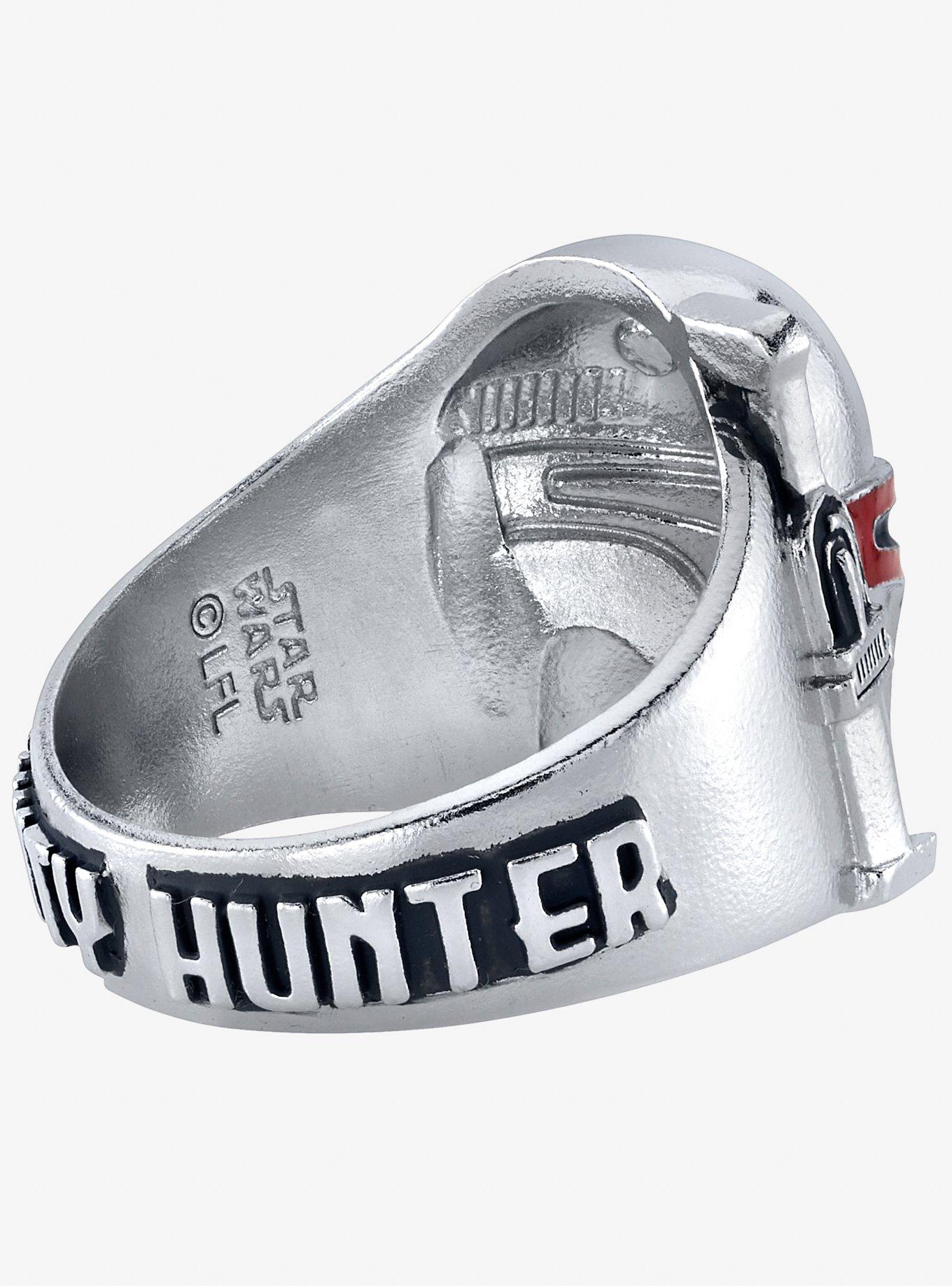 Star Wars X Rocklove Boba Fett Helmet Ring, SILVER, alternate - view 3