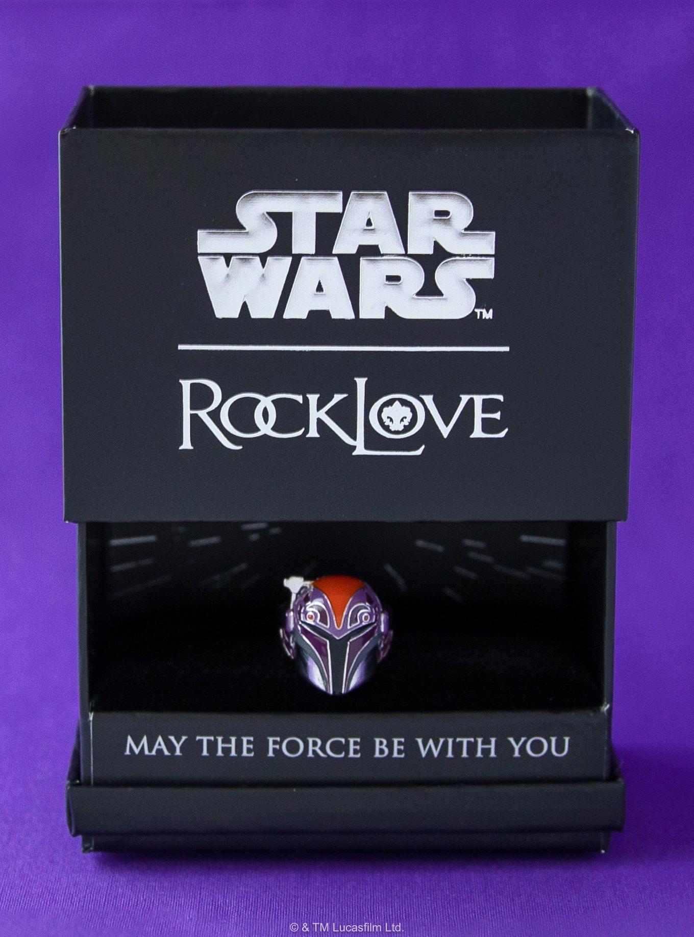 Star Wars X Rocklove Sabine Wren Helmet Ring, PURPLE, alternate - view 4