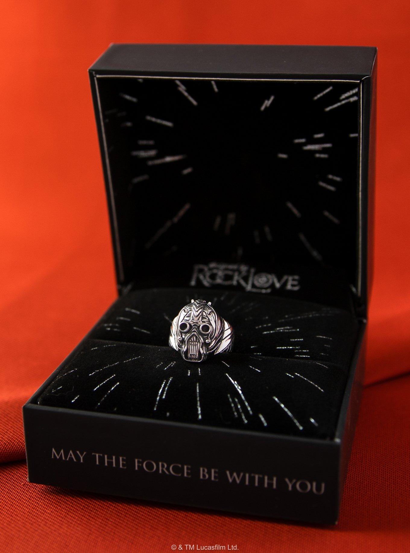 Star Wars X Rocklove Tusken Raider Mask Ring, SILVER, alternate - view 4