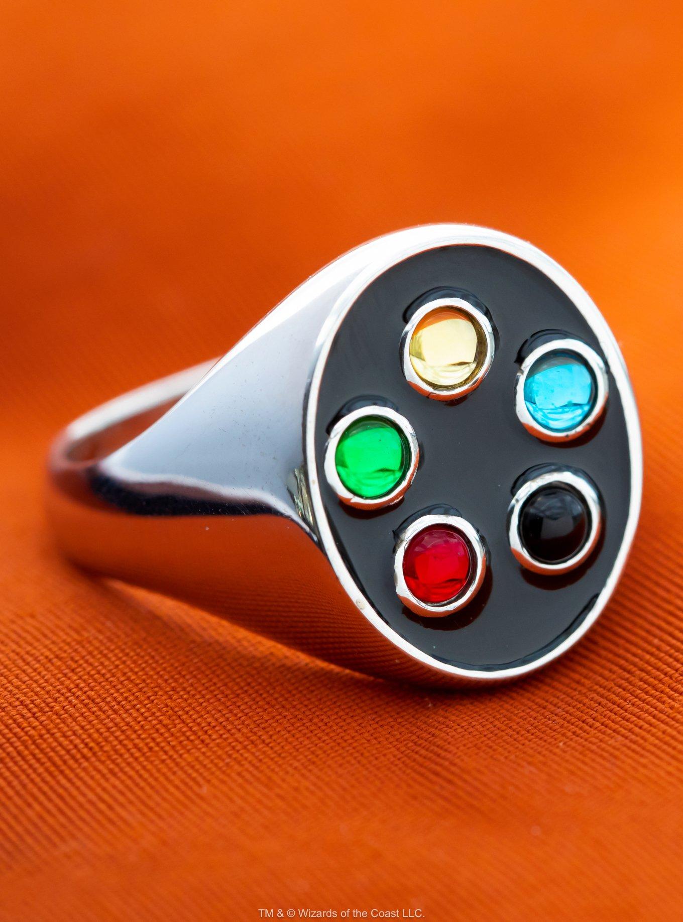 Magic The Gathering X Rocklove Pip Signet Ring, SILVER, alternate - view 4