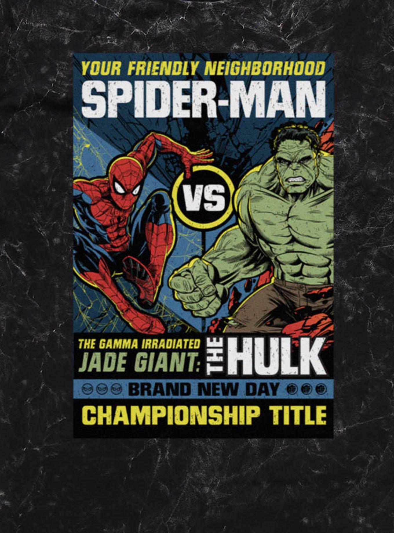 Marvel Spider-Man Brand New Day Hulk Vs Your Friendly Neighborhood Spider-Man Mens T-Shirt, , hi-res