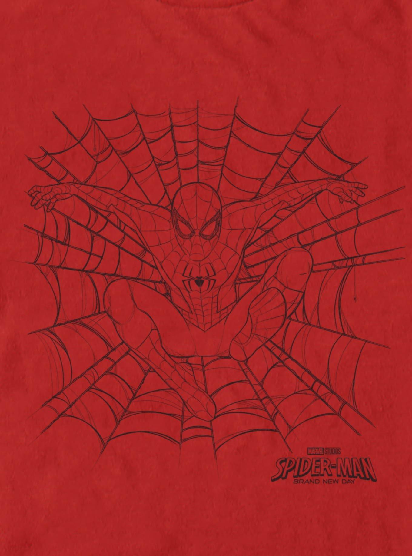 Marvel Spider-Man: Brand New Day Spider-Man Web Silhouette T-Shirt, , hi-res