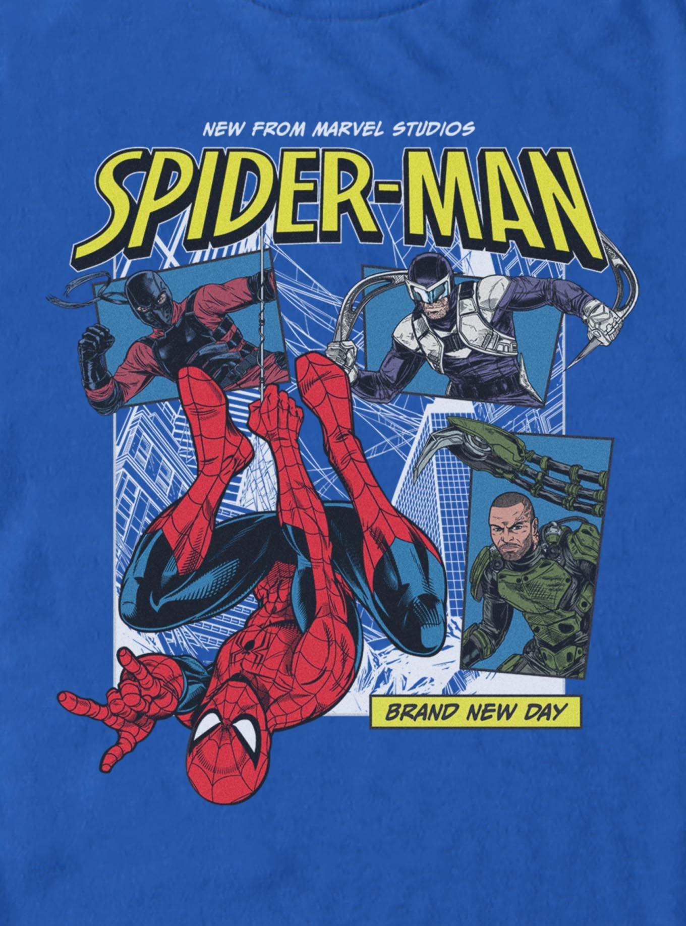 Marvel Spider-Man: Brand New Day Poster Panels T-Shirt, , hi-res