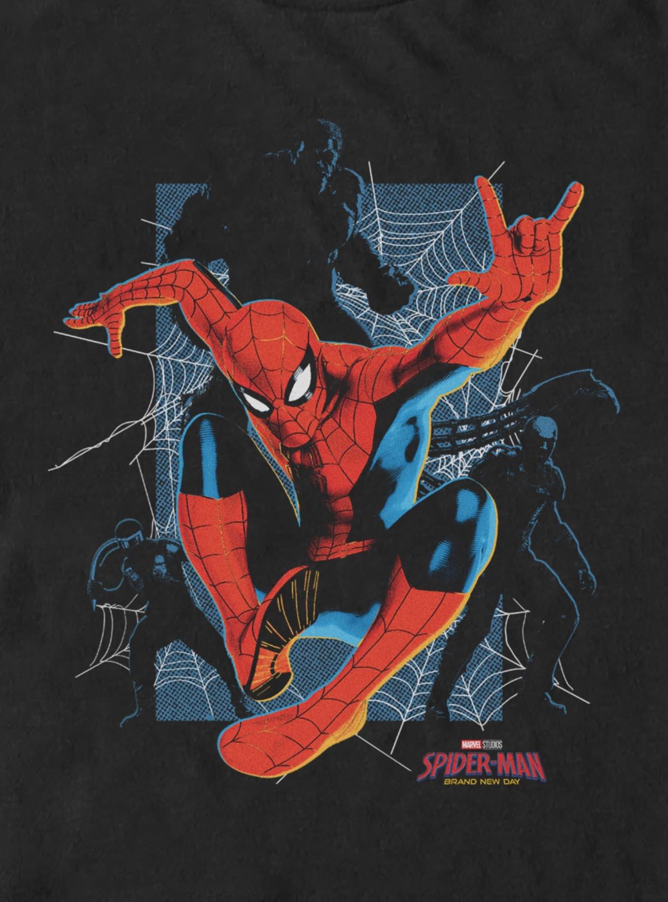 Marvel Spider-Man: Brand New Day Spider-Man And Villains Silhouettes T-Shirt, , hi-res