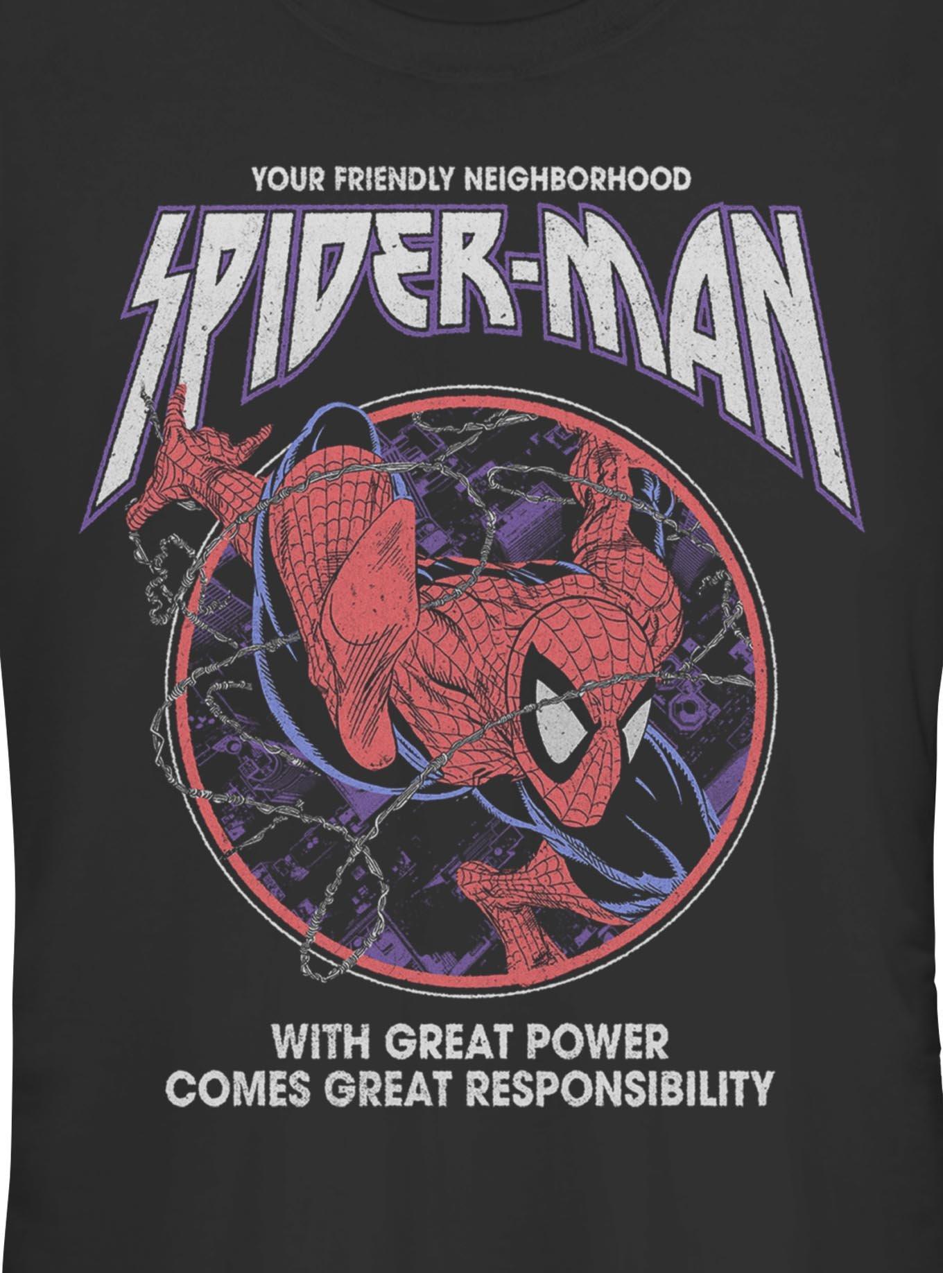 Marvel Spider-Man Your Friendly Neighborhood Girls T-Shirt Hot Topic Exclusive, , hi-res