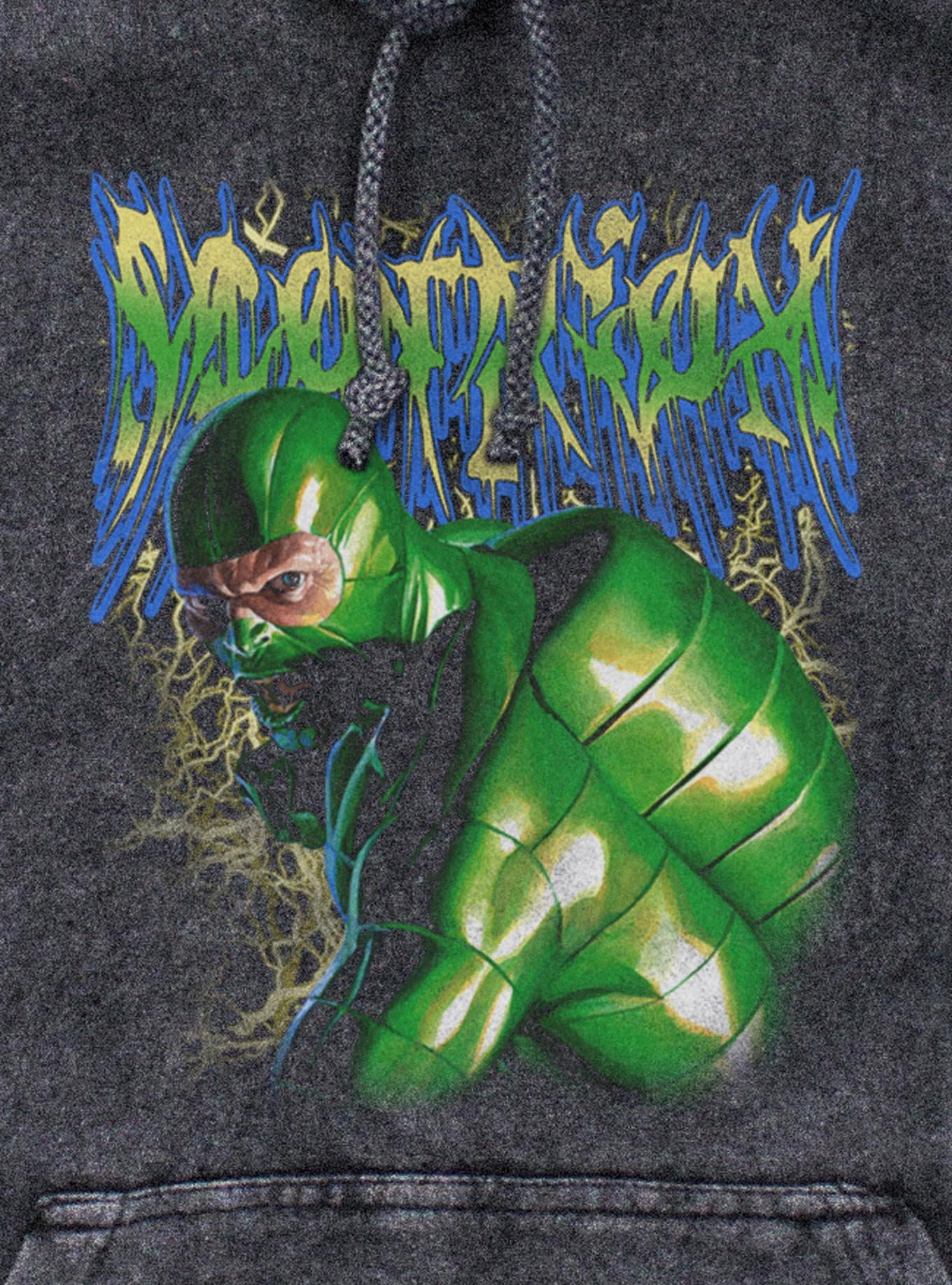 Marvel Spider-Man Scorpion Lightning Mineral Wash Hoodie Hot Topic Exclusive, , hi-res