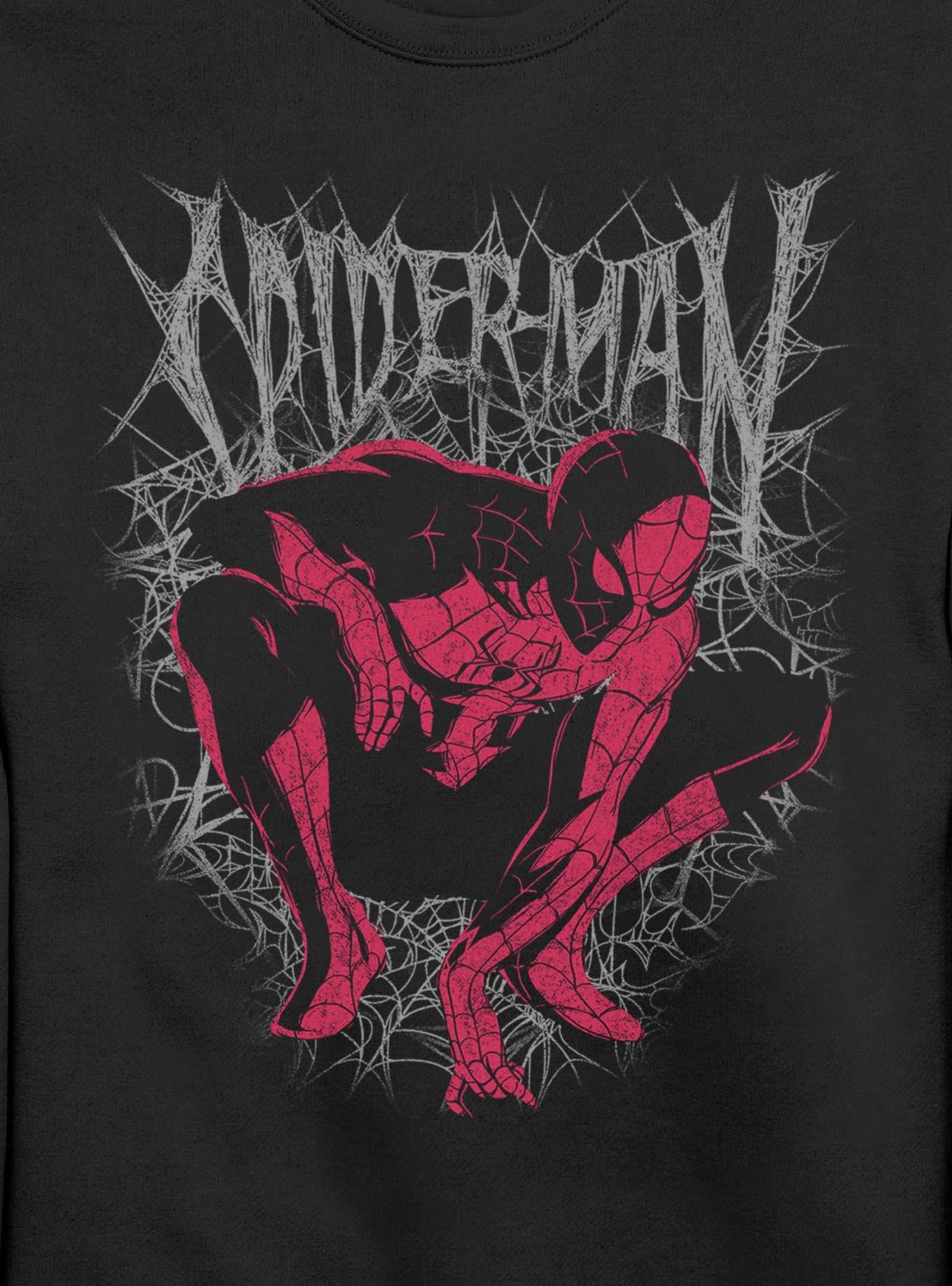 Marvel Spider-Man: Brand New Day In The Shadows Sweatshirt Hot Topic Exclusive, , hi-res